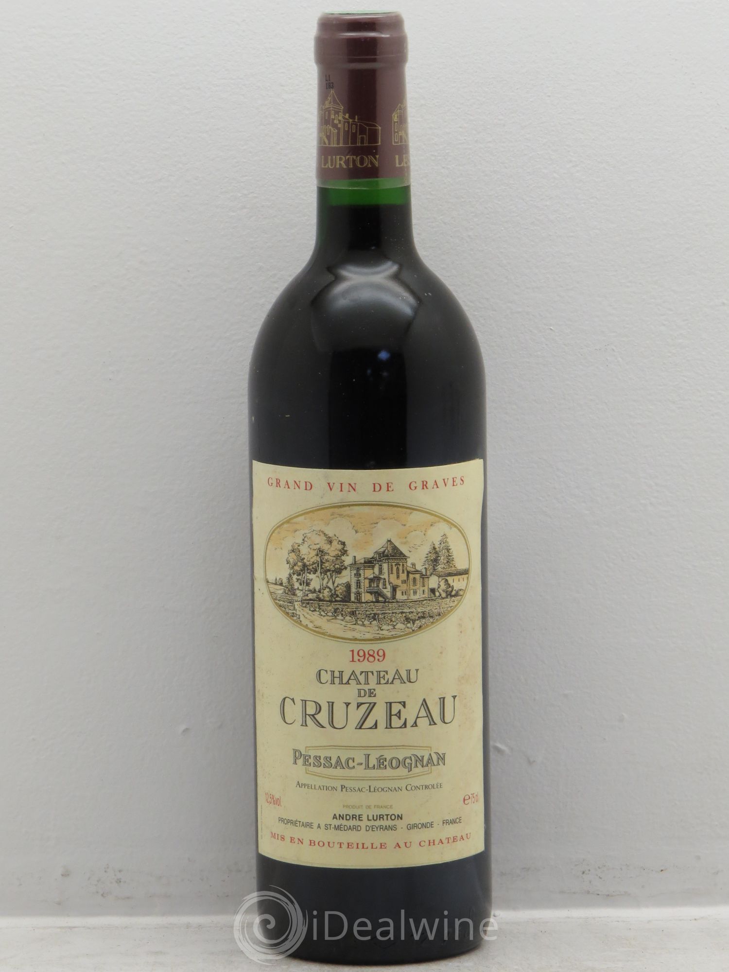 Château de Cruzeau 1989 - Lot de 6 bouteilles - 0