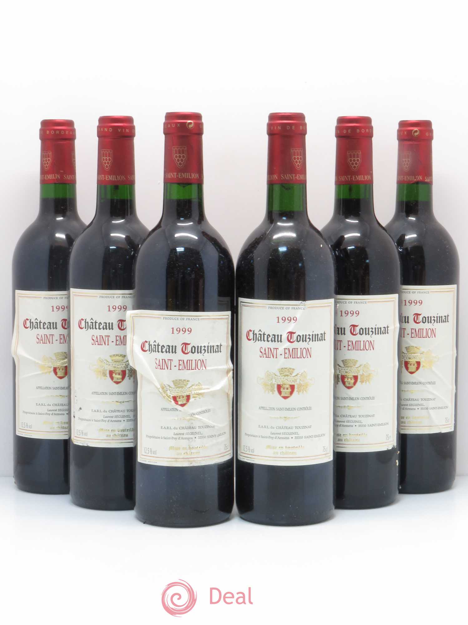 Château Touzinat 1999 - Lot of 6 bottles - 0