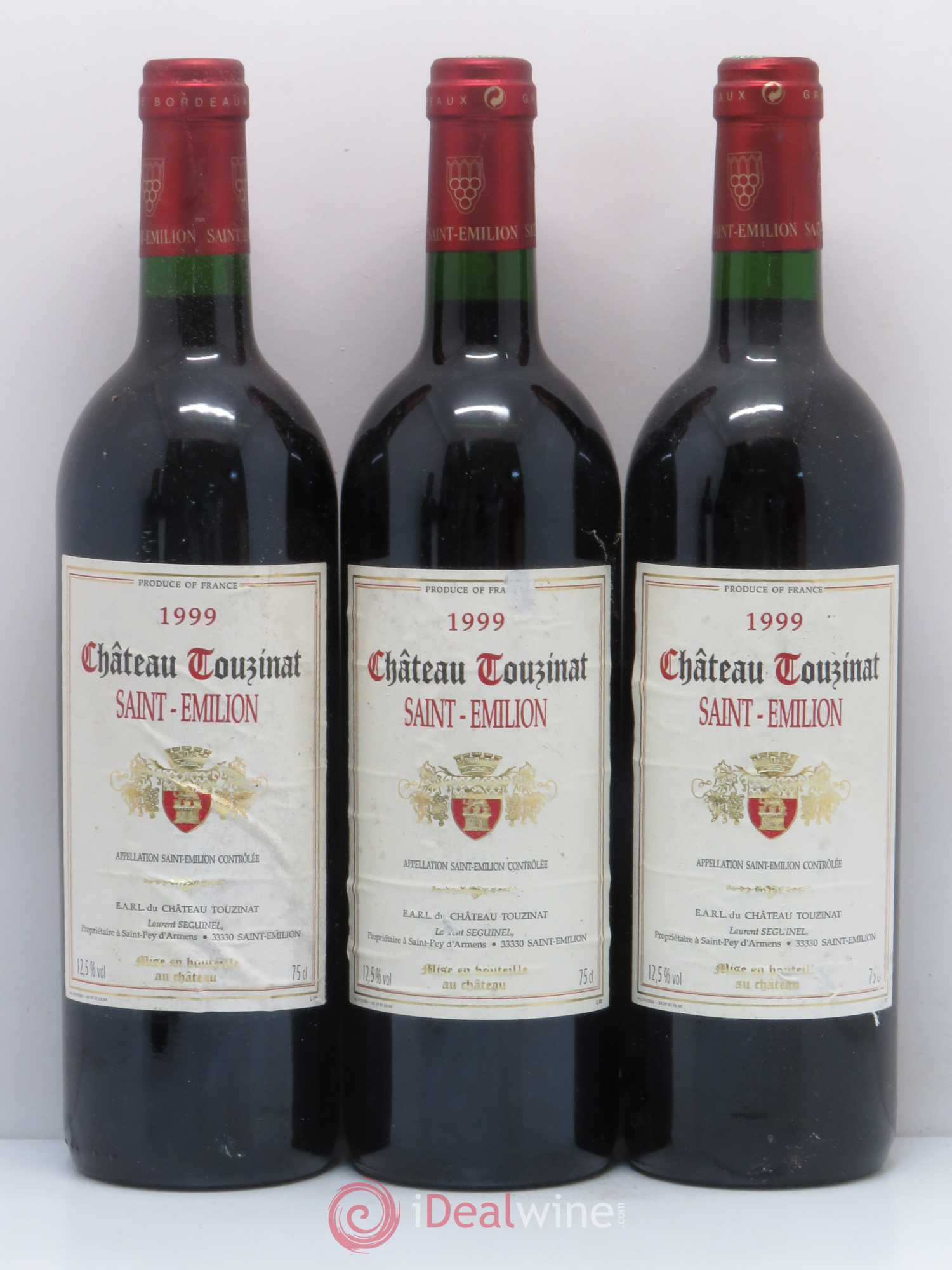 Château Touzinat 1999 - Lot de 6 bouteilles - 1