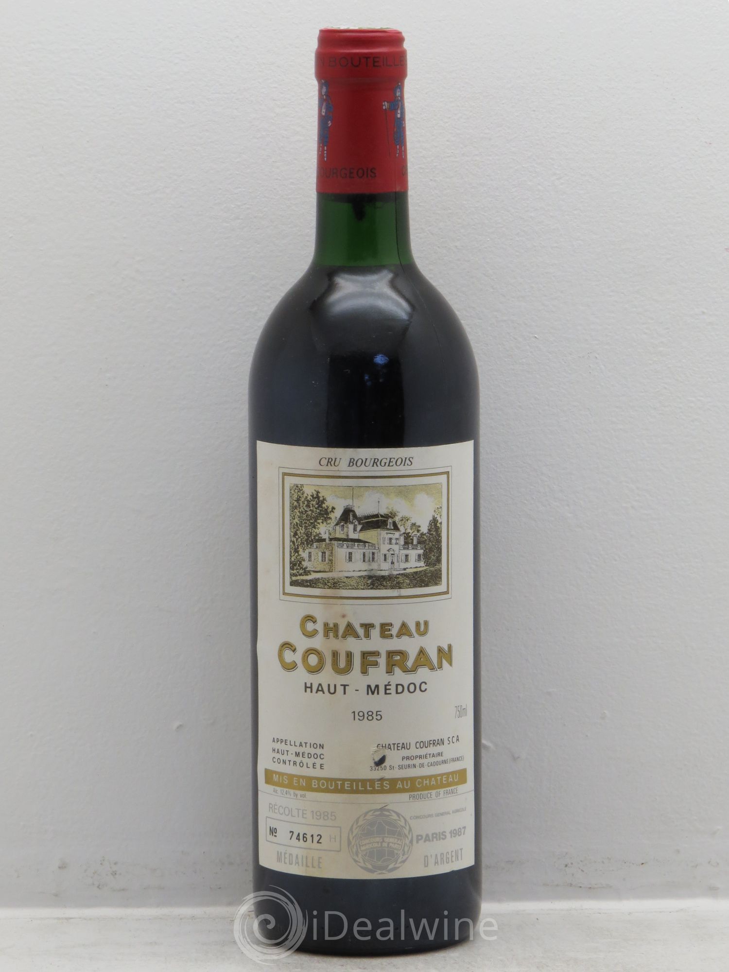 Château Coufran Cru Bourgeois 1985 - Lot de 1 bouteille - 0