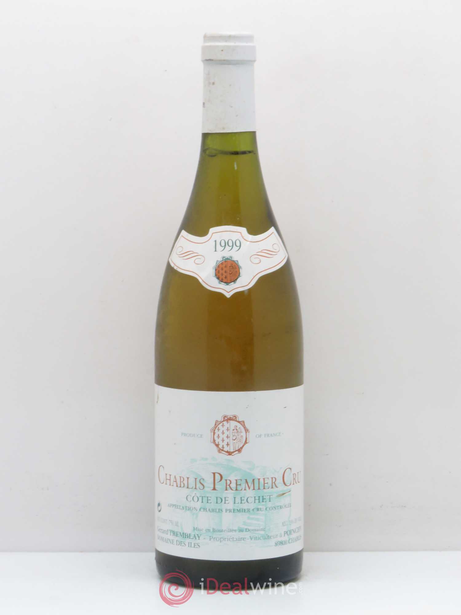 Chablis 1er Cru Cote de Lechet Domaine Tremblay 1999 - Posten von 1 Flasche - 0