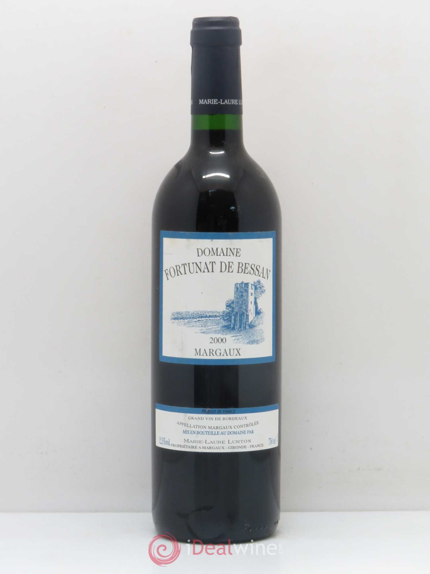 Bordeaux Domaine Fortunat de Bessan margaux 2000 - Lotto di 1 bottiglia - 0