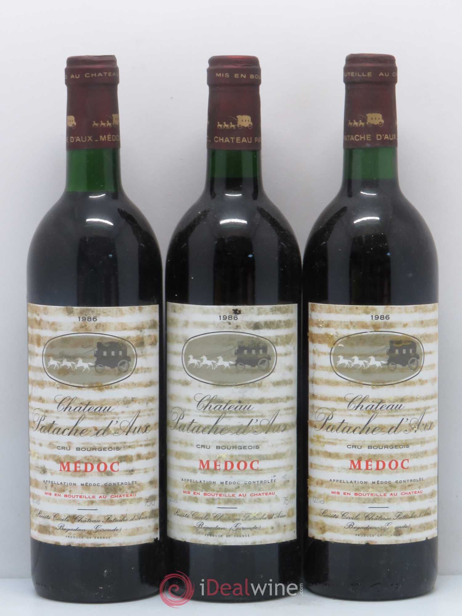 Château Patache d'Aux Cru Bourgeois 1986 - Lot de 6 bouteilles - 2
