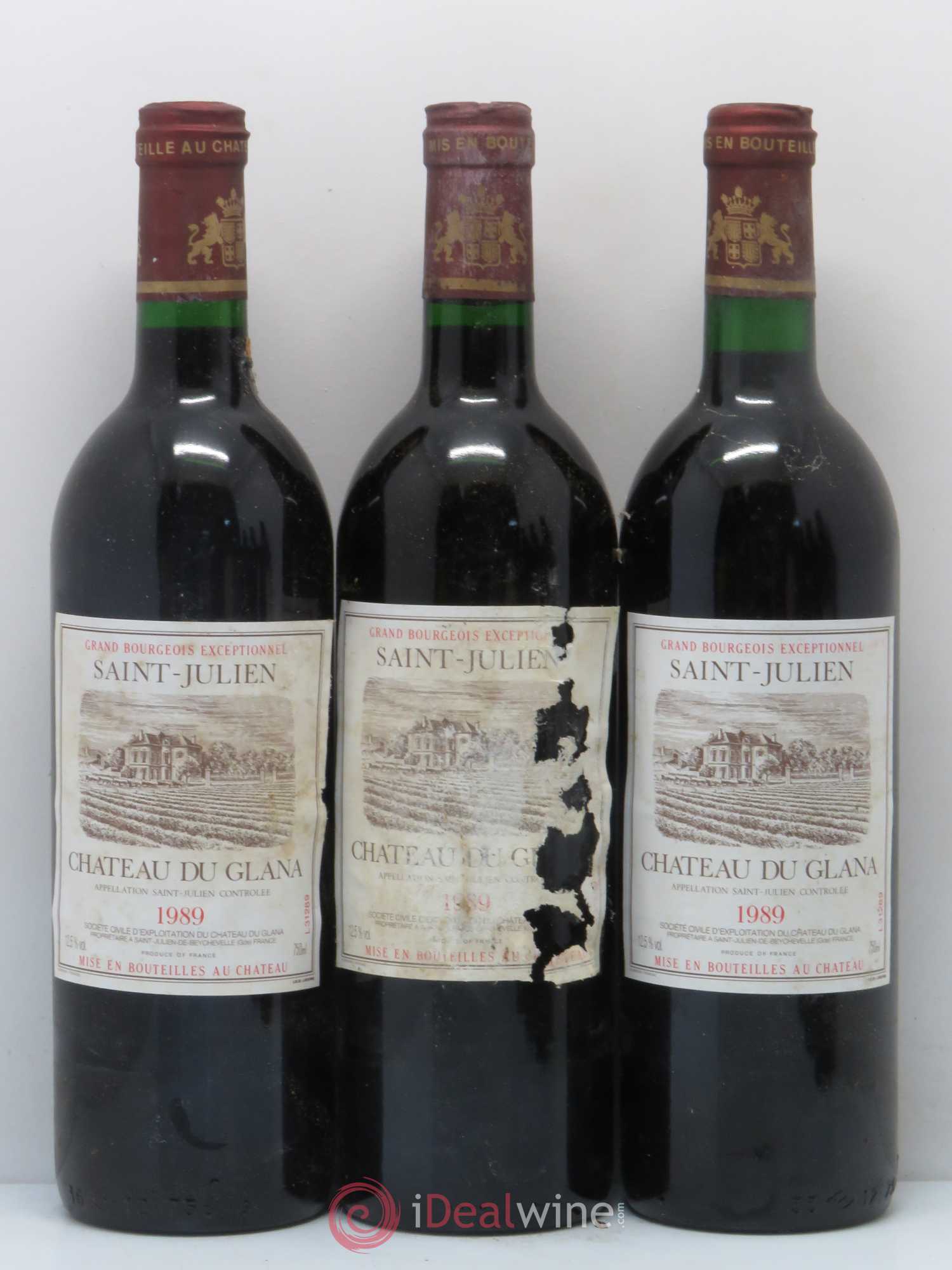 Château du Glana 1989 - Lot de 12 bouteilles - 3