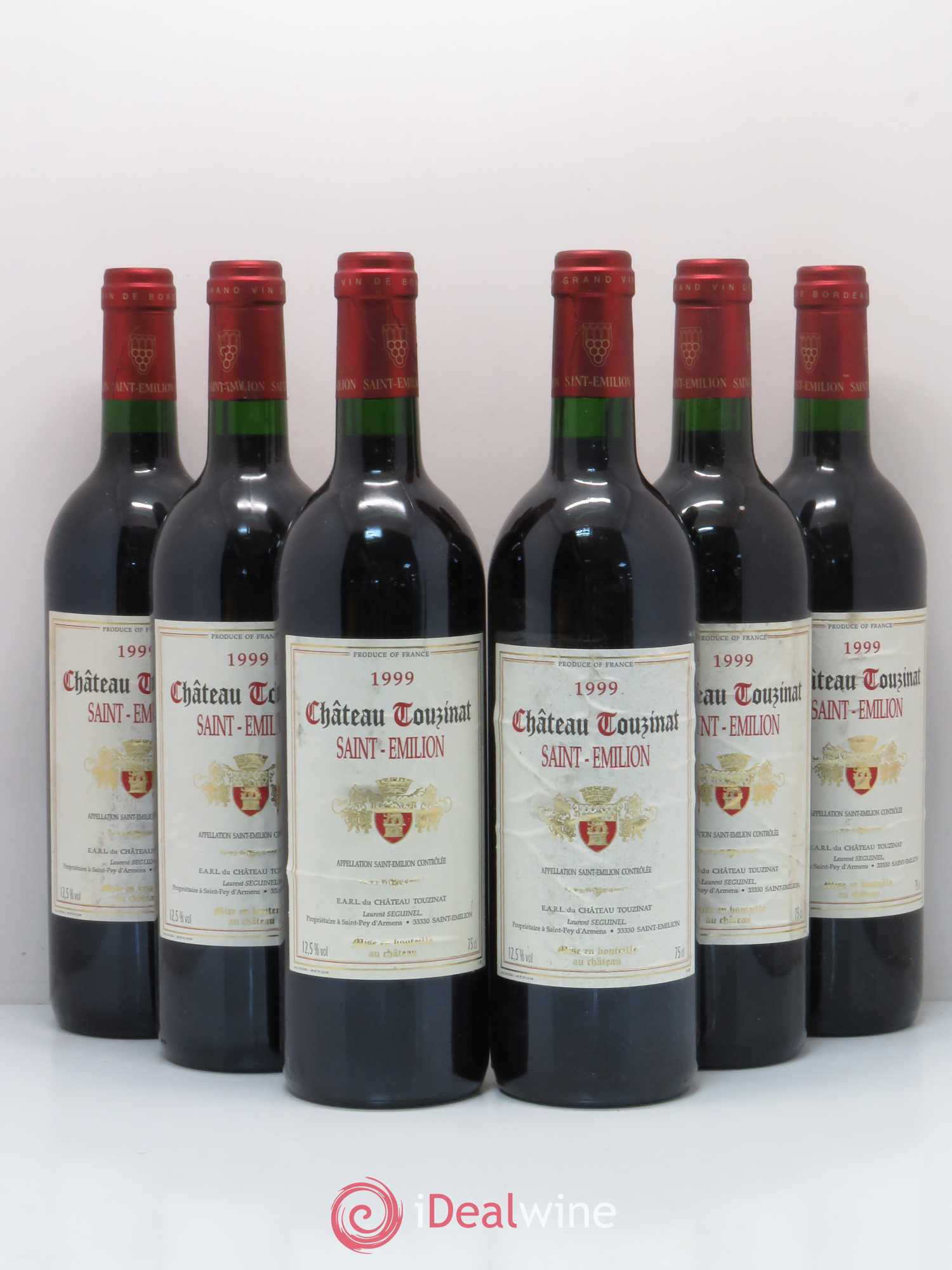 Château Touzinat 1999 - Lot de 6 bouteilles - 0
