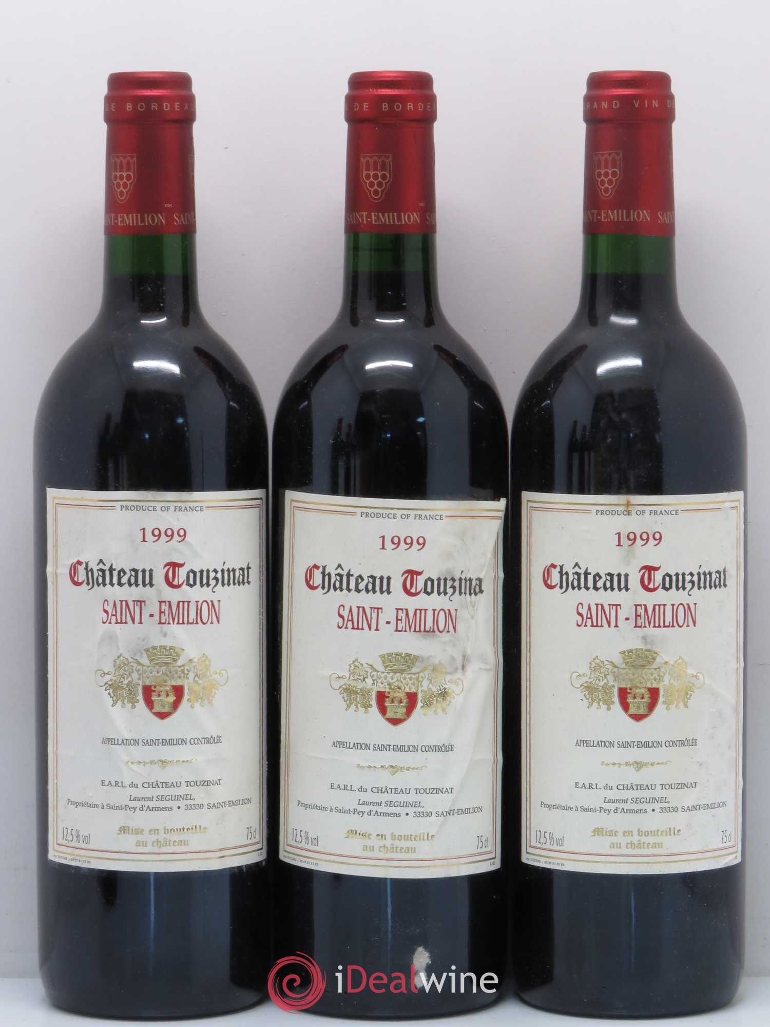 Château Touzinat 1999 - Lot de 6 bouteilles - 1