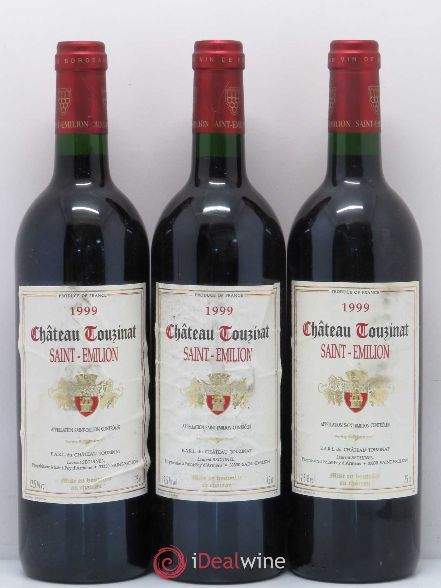 Château Touzinat 1999 - Lot de 6 bouteilles - 2