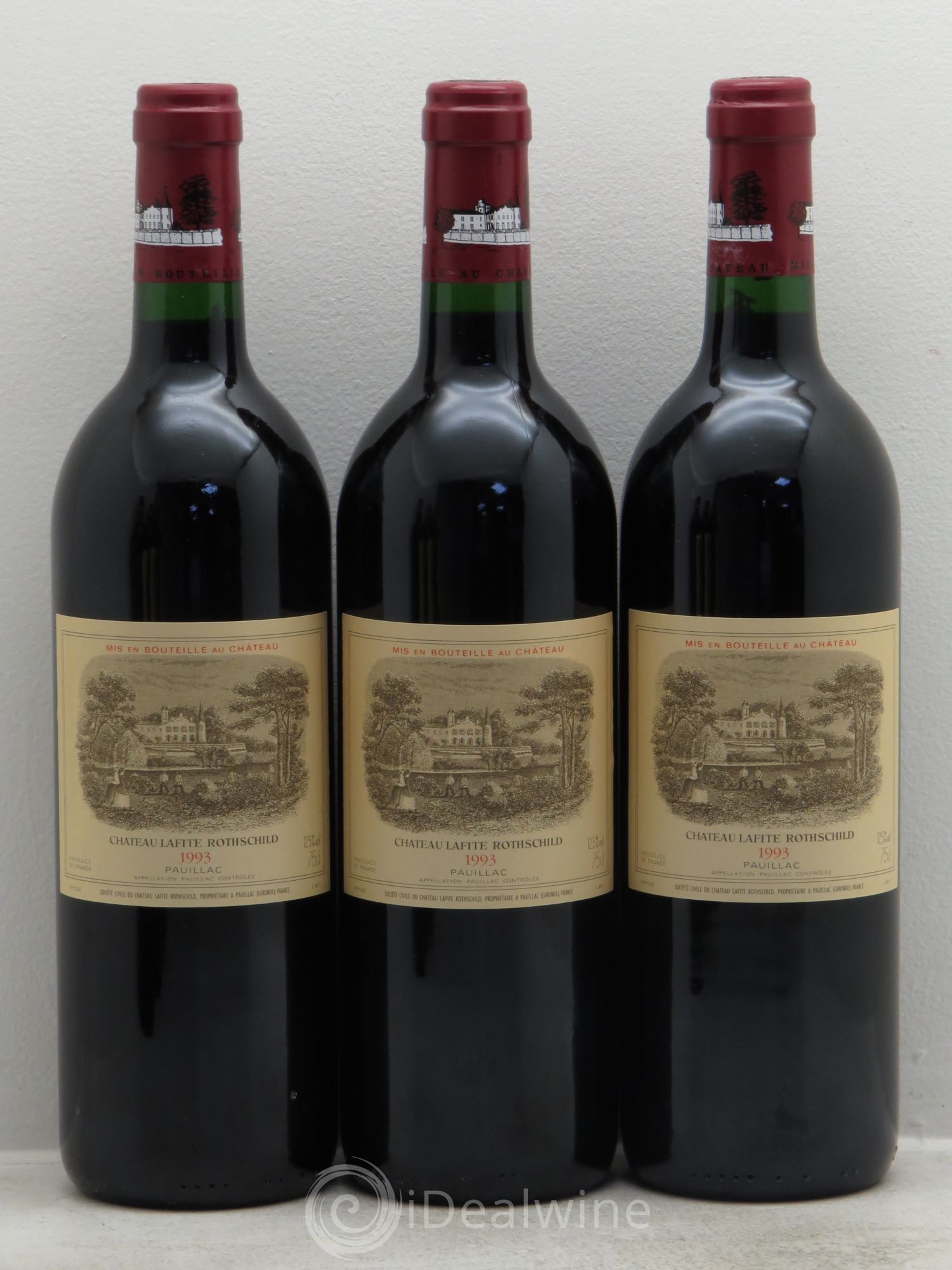 Château Lafite Rothschild 1er Grand Cru Classé 1993 - Lot de 6 bouteilles - 1