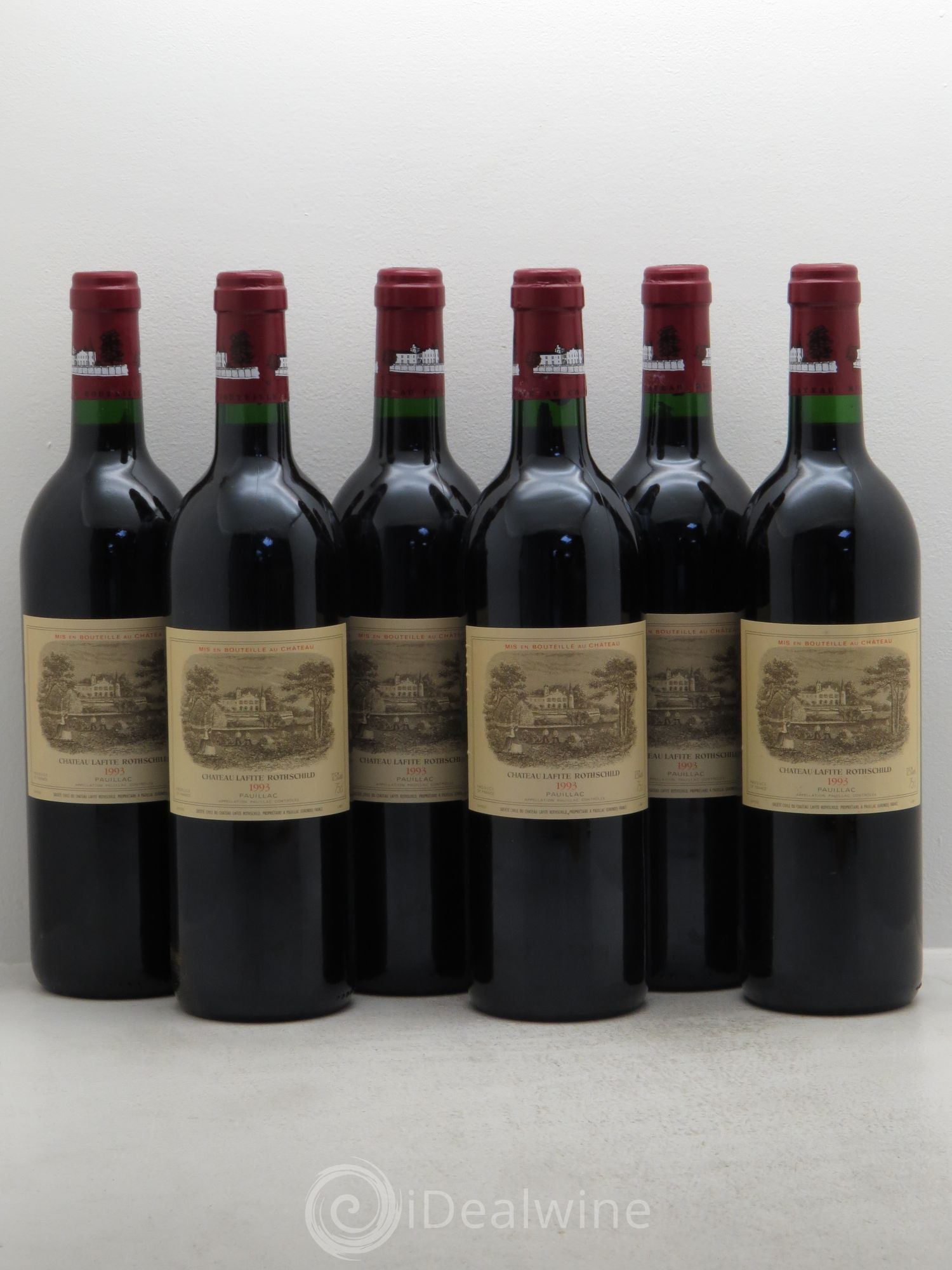 Château Lafite Rothschild 1er Grand Cru Classé 1993 - Lot de 6 bouteilles - 0