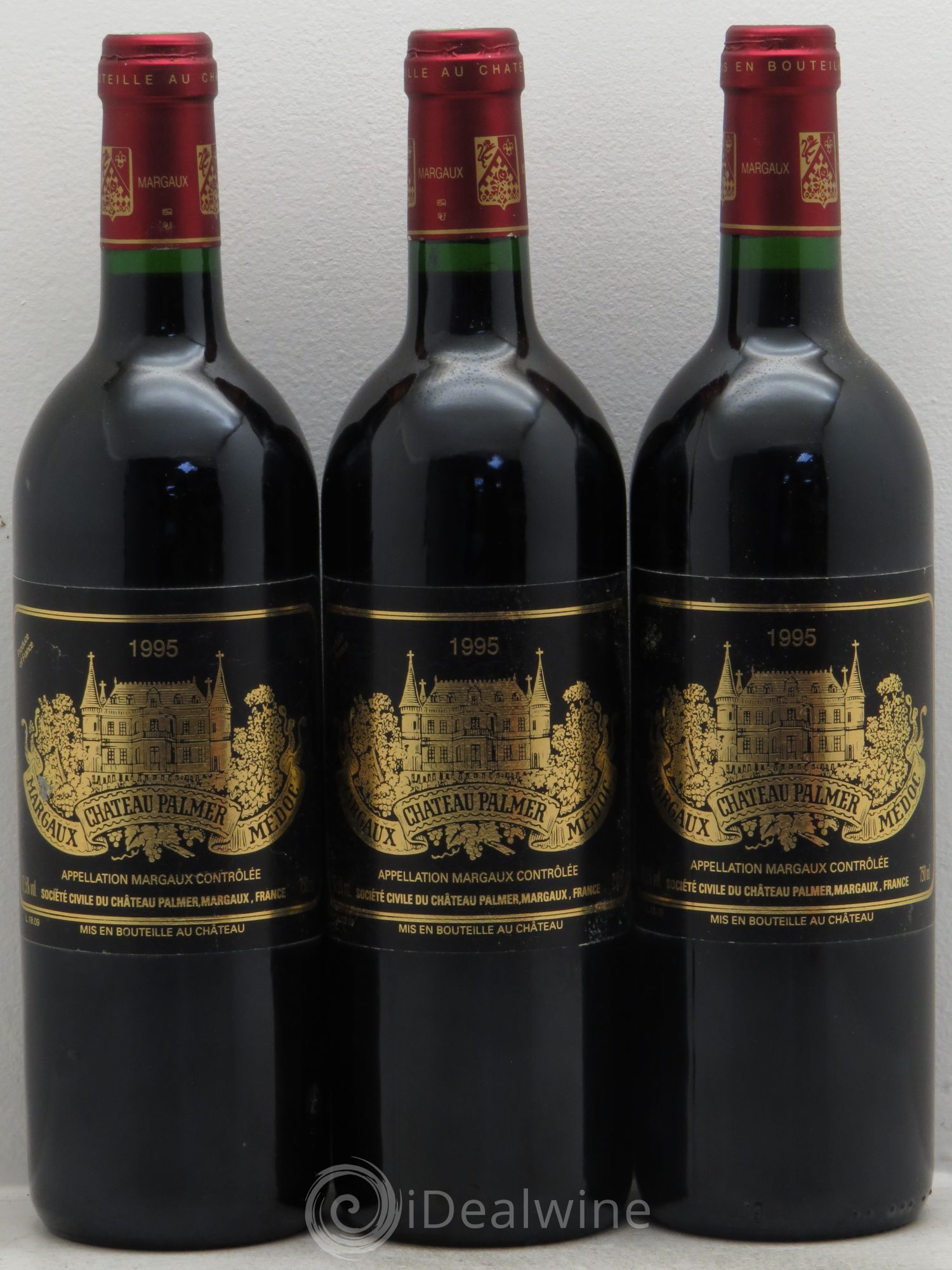 Château Palmer 3ème Grand Cru Classé 1995 - Lot de 12 bouteilles - 1