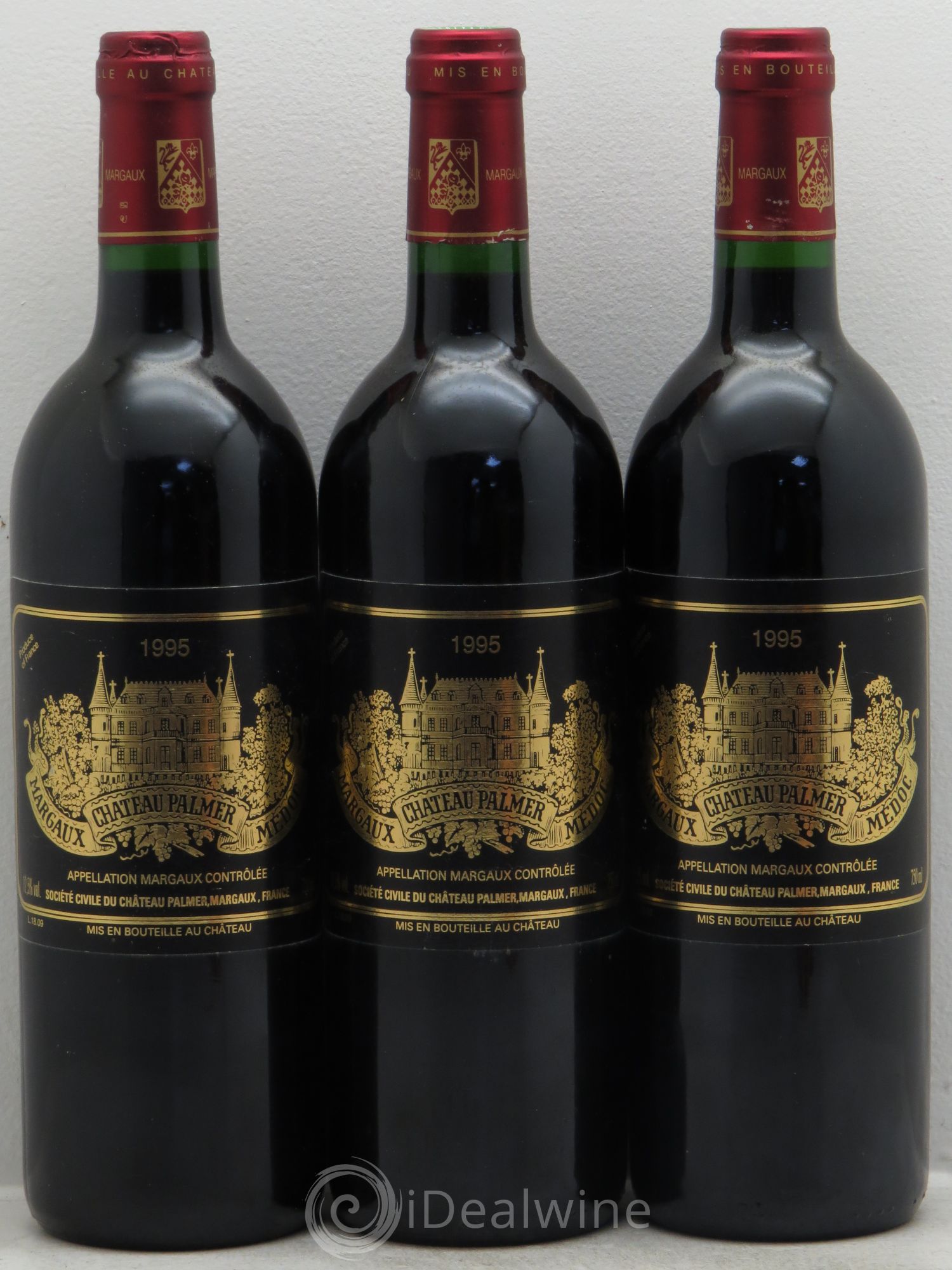 Château Palmer 3ème Grand Cru Classé 1995 - Lot de 12 bouteilles - 3