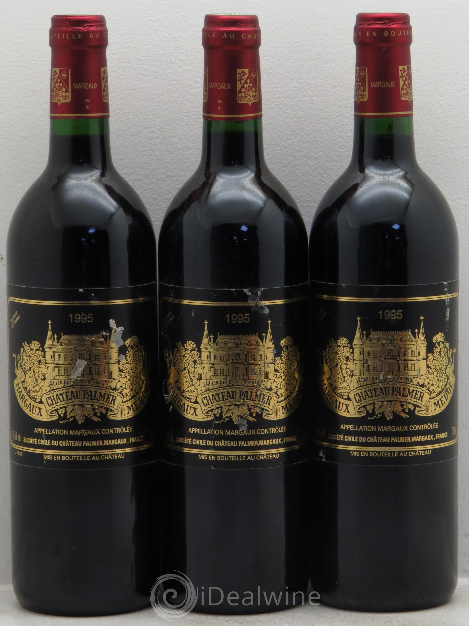 Château Palmer 3ème Grand Cru Classé 1995 - Lot de 12 bouteilles - 4