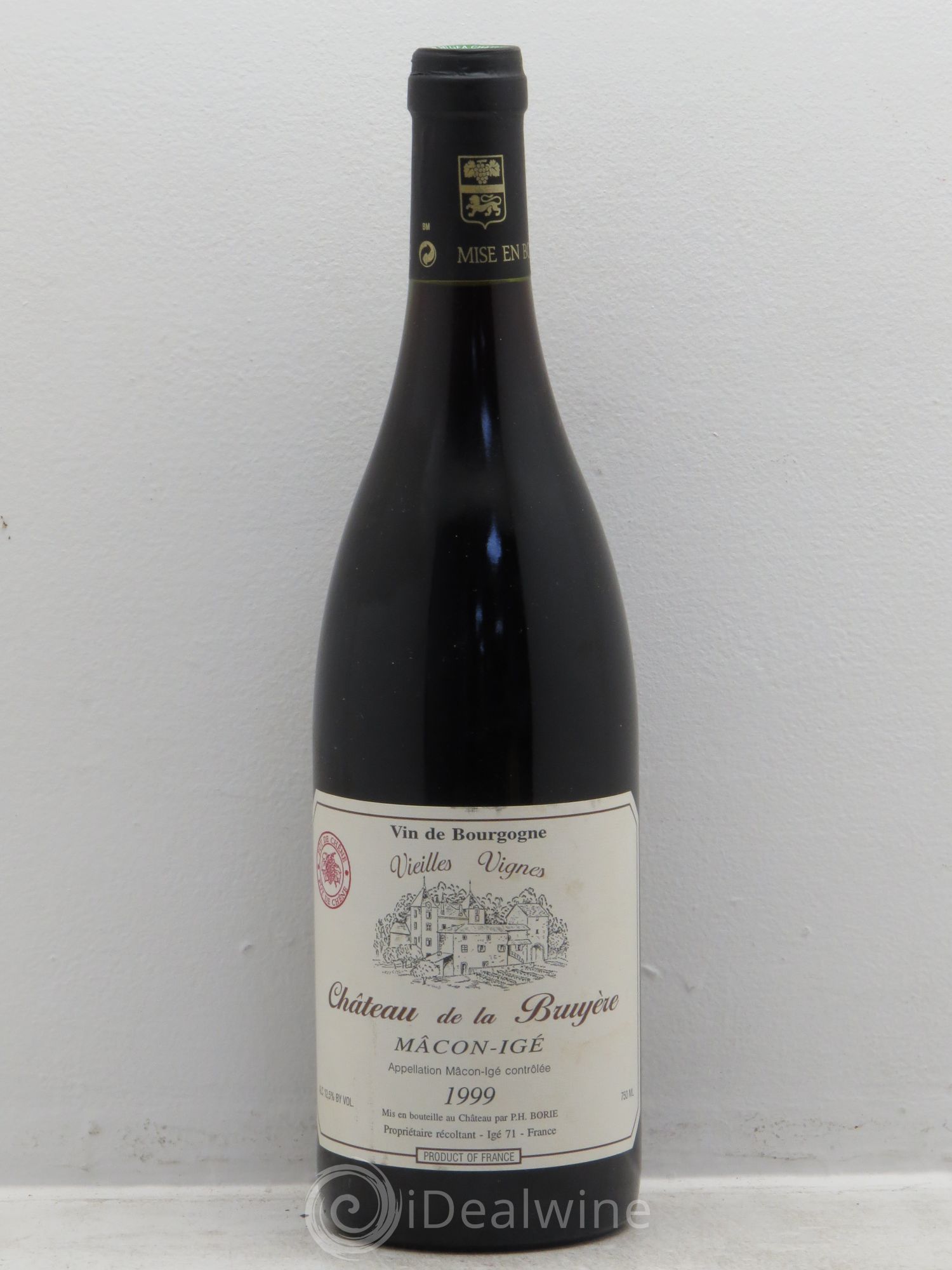 Mâcon Igé Château de la Bruyère Vieilles Vignes 1999 - Posten von 6 Flaschen - 0