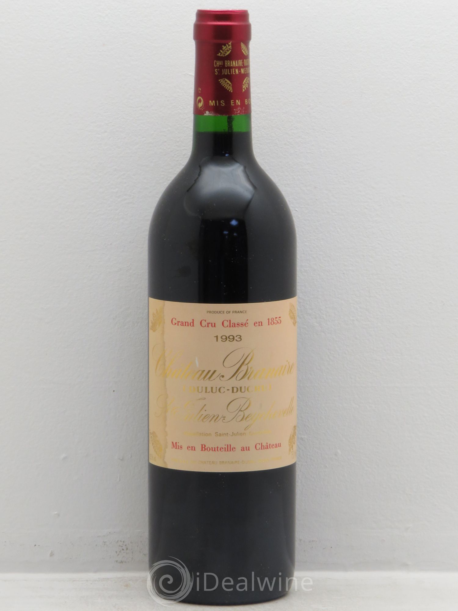 Château Branaire Ducru 4ème Grand Cru Classé 1993 - Lot de 6 bouteilles - 0