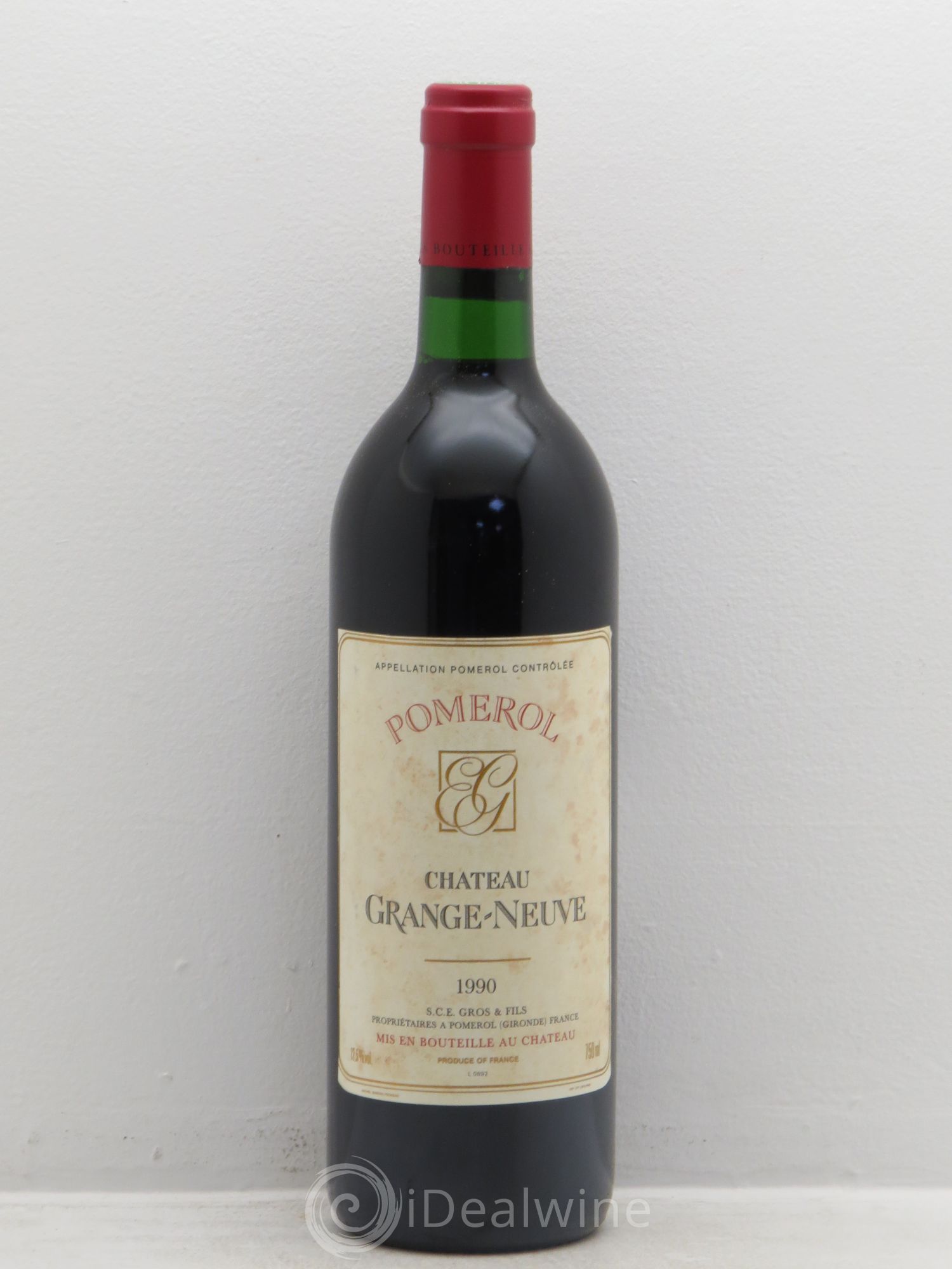 Pomerol Château Grange Neuve 1990 - Lot de 6 bouteilles - 0