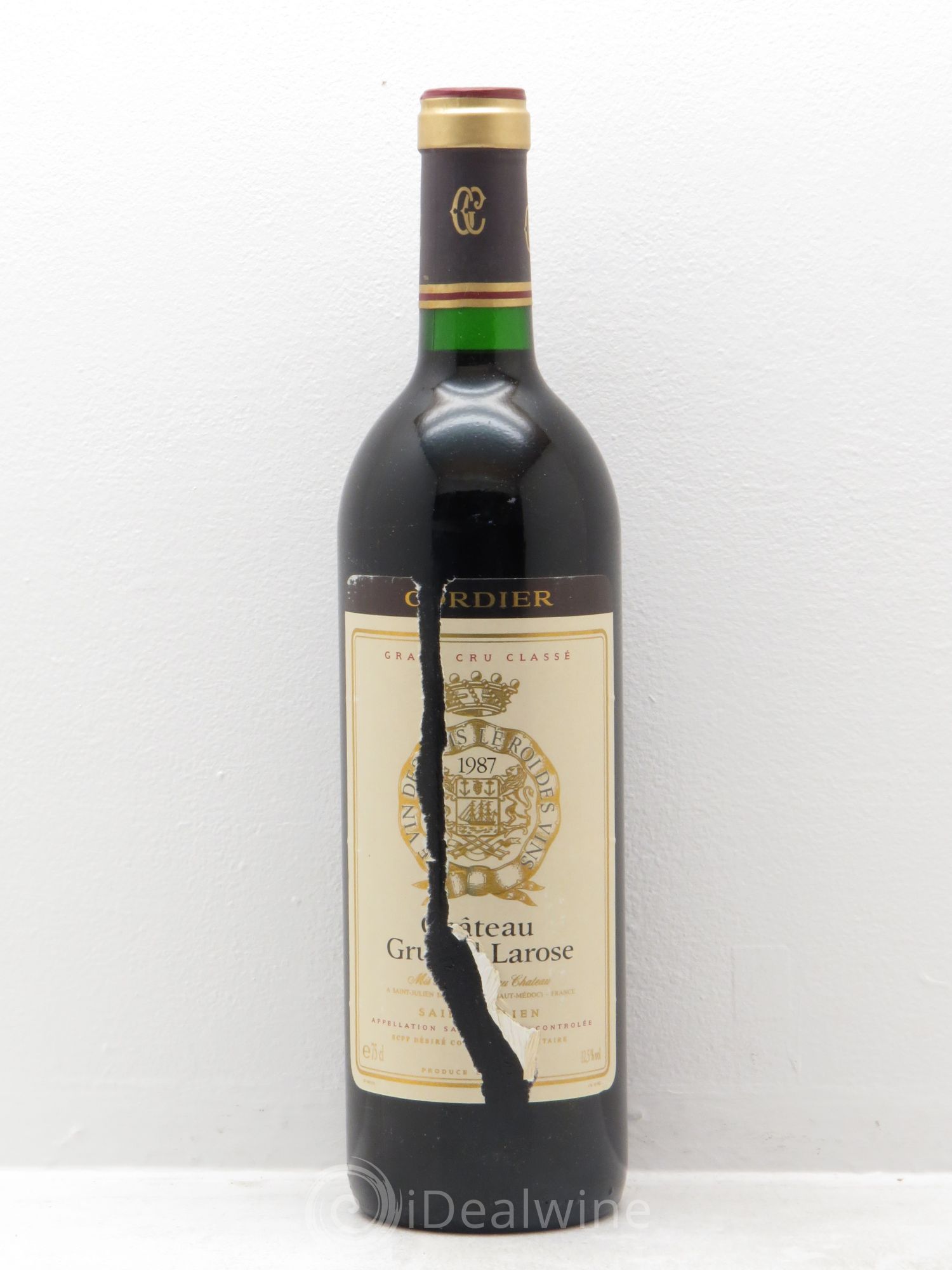 Château Gruaud Larose 2ème Grand Cru Classé 1987 - Lot de 1 bouteille - 0