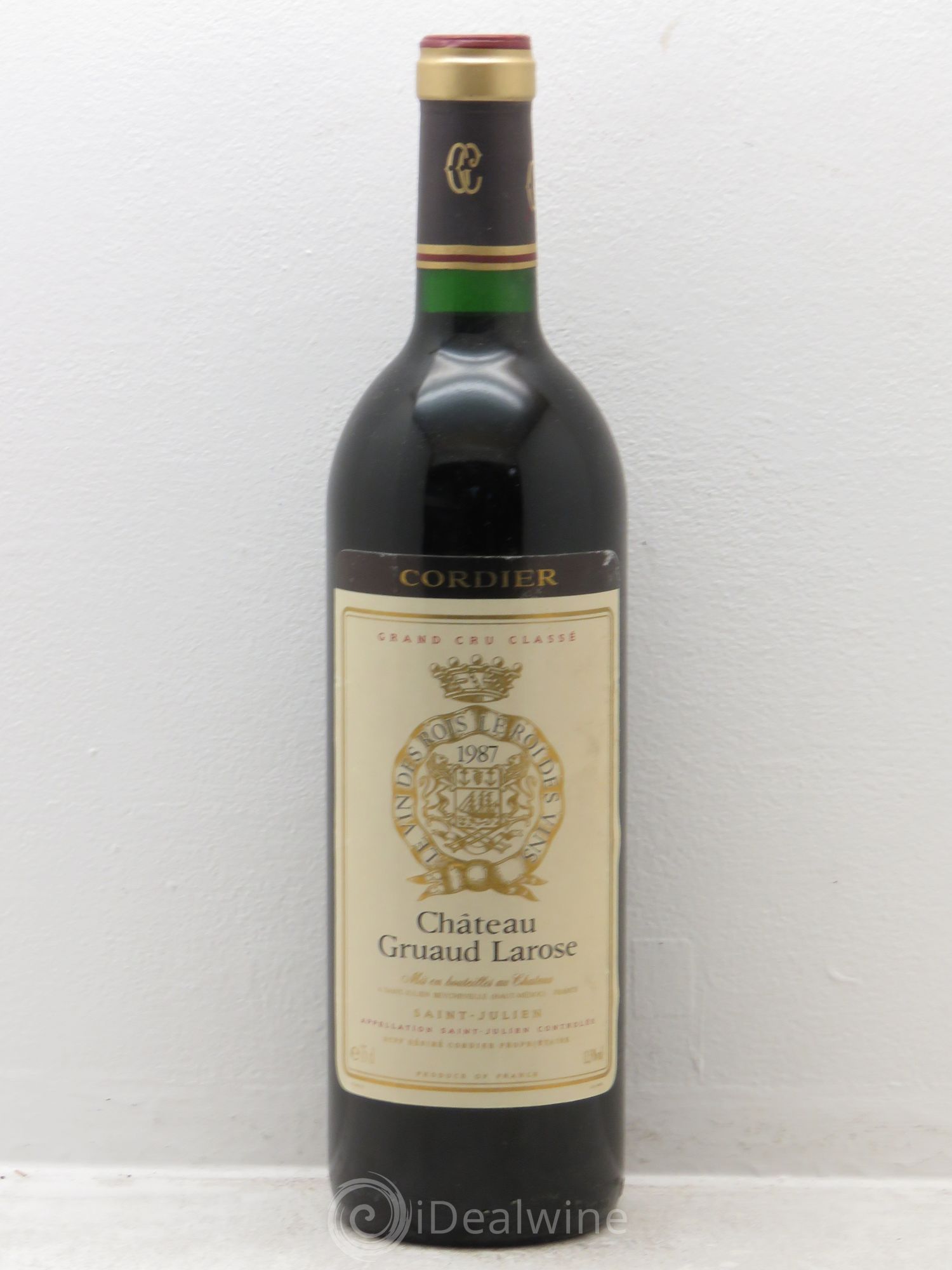 Château Gruaud Larose 2ème Grand Cru Classé 1987 - Lot de 1 bouteille - 0
