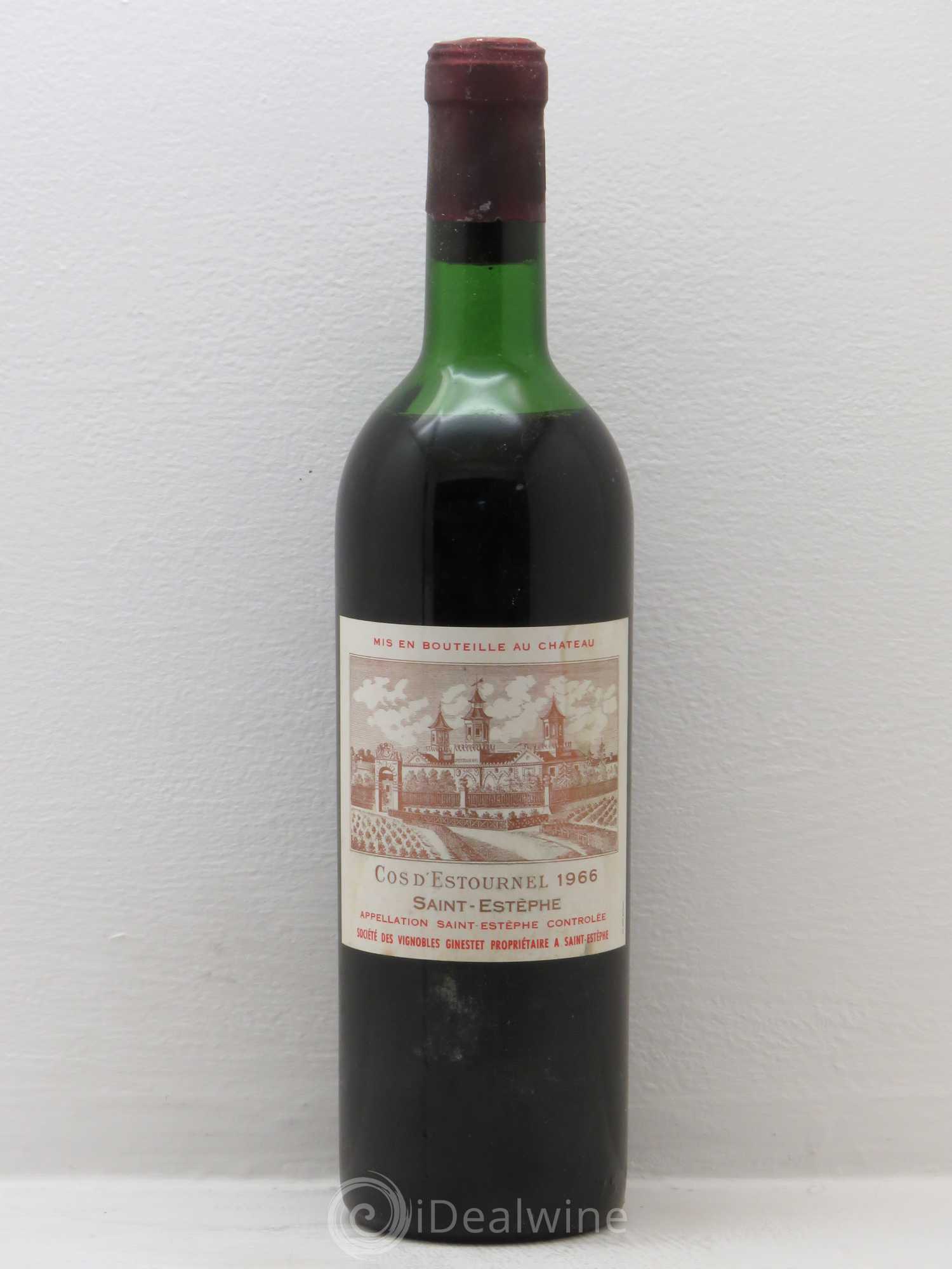 Cos d'Estournel 2ème Grand Cru Classé 1966 - Lot de 1 bouteille - 0