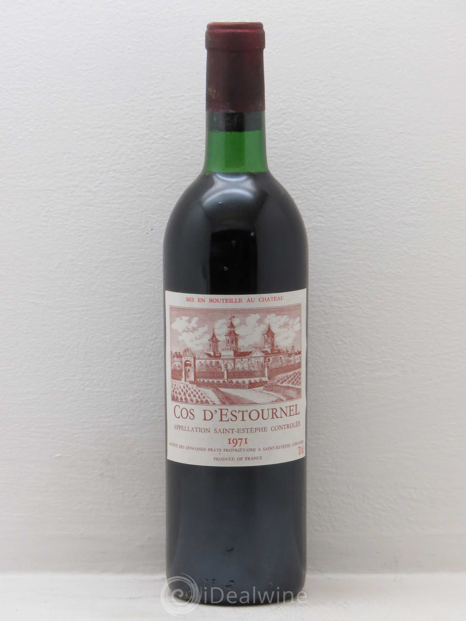 Cos d'Estournel 2ème Grand Cru Classé 1971 - Lot de 1 bouteille - 0