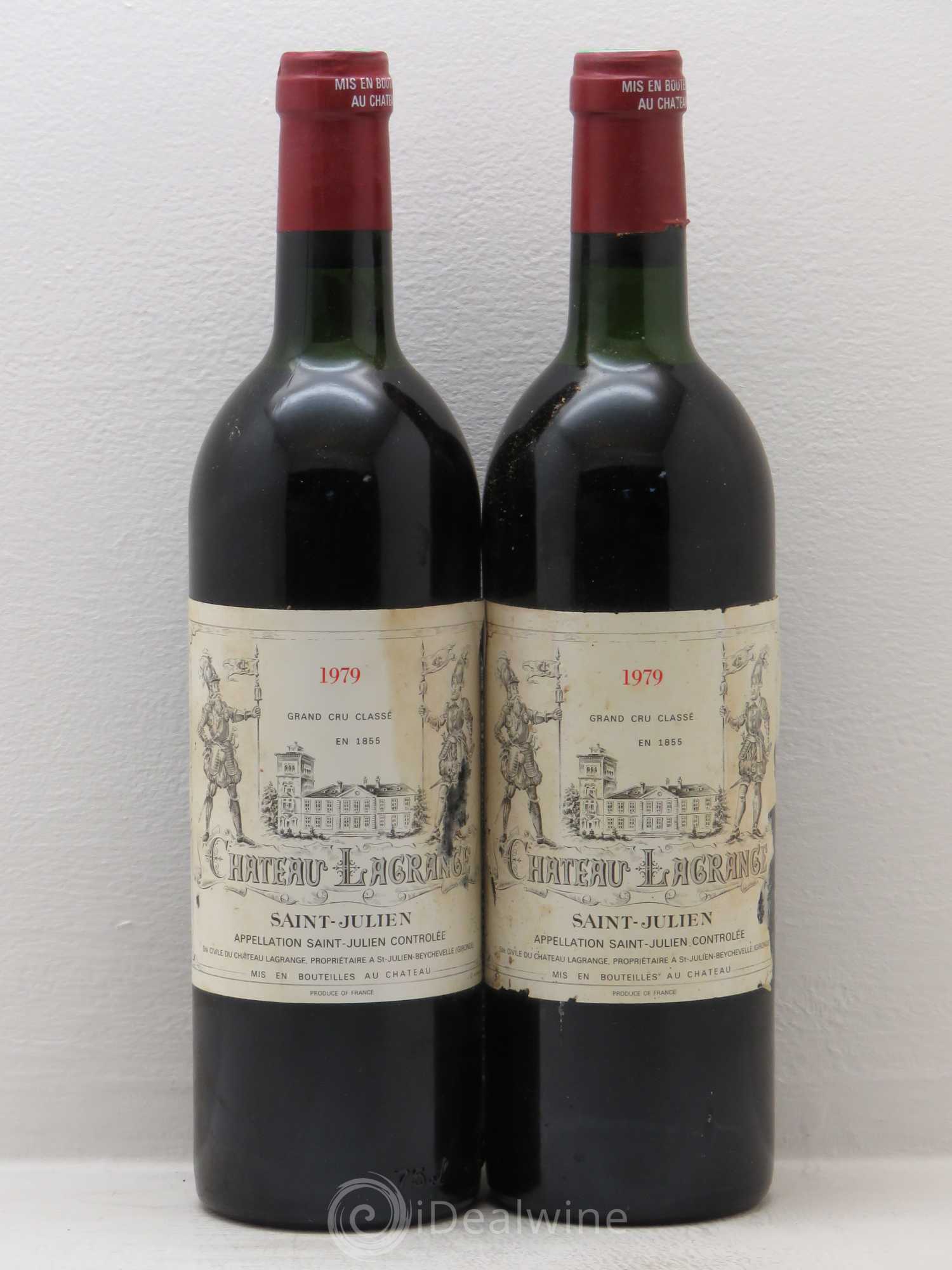 Château Lagrange 3ème Grand Cru Classé 1979 - Lot de 2 bouteilles - 0