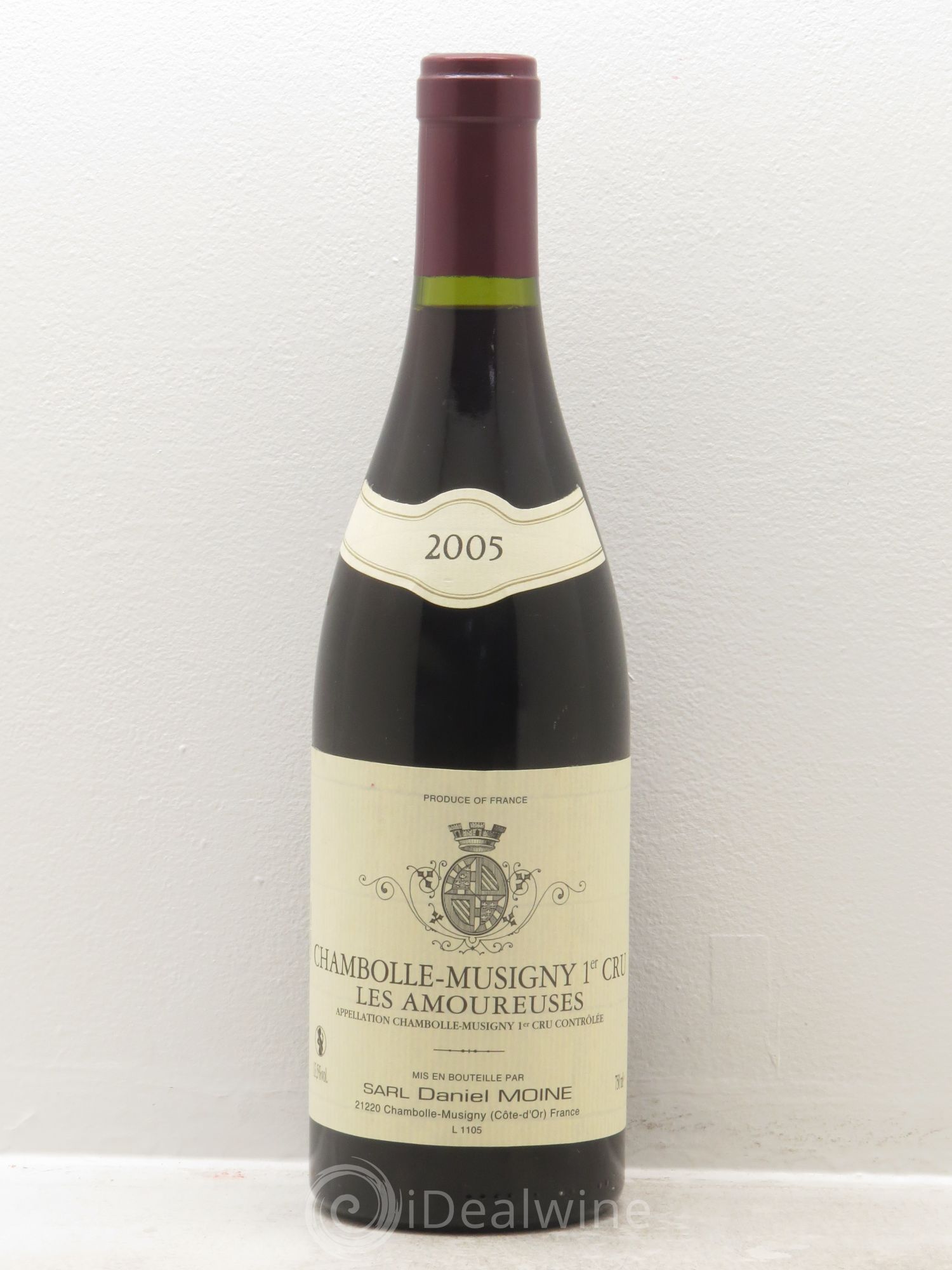 Chambolle-Musigny 1er Cru Les Amoureuses Moine-Hudelot (Domaine) 2005 - Lot de 1 bouteille - 0