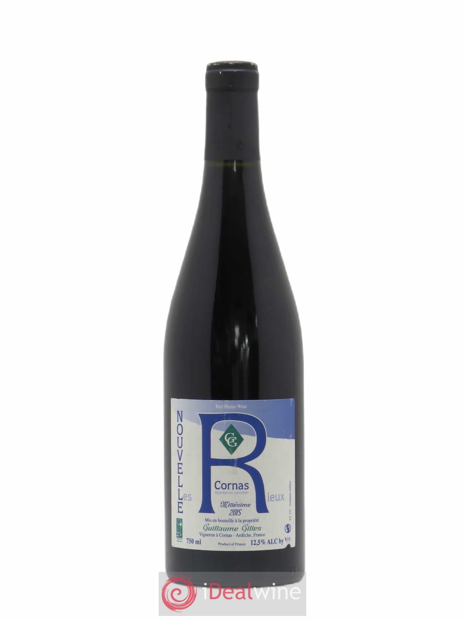 Cornas Nouvelle R Les Rieux Guillaume Gilles 2015 - Posten von 1 Flasche - 0