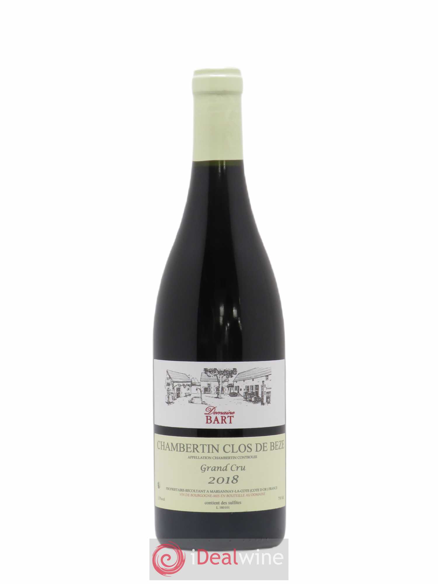 Chambertin Clos de Bèze Grand Cru Bart (Domaine) 2018 - Lot de 1 bouteille - 0