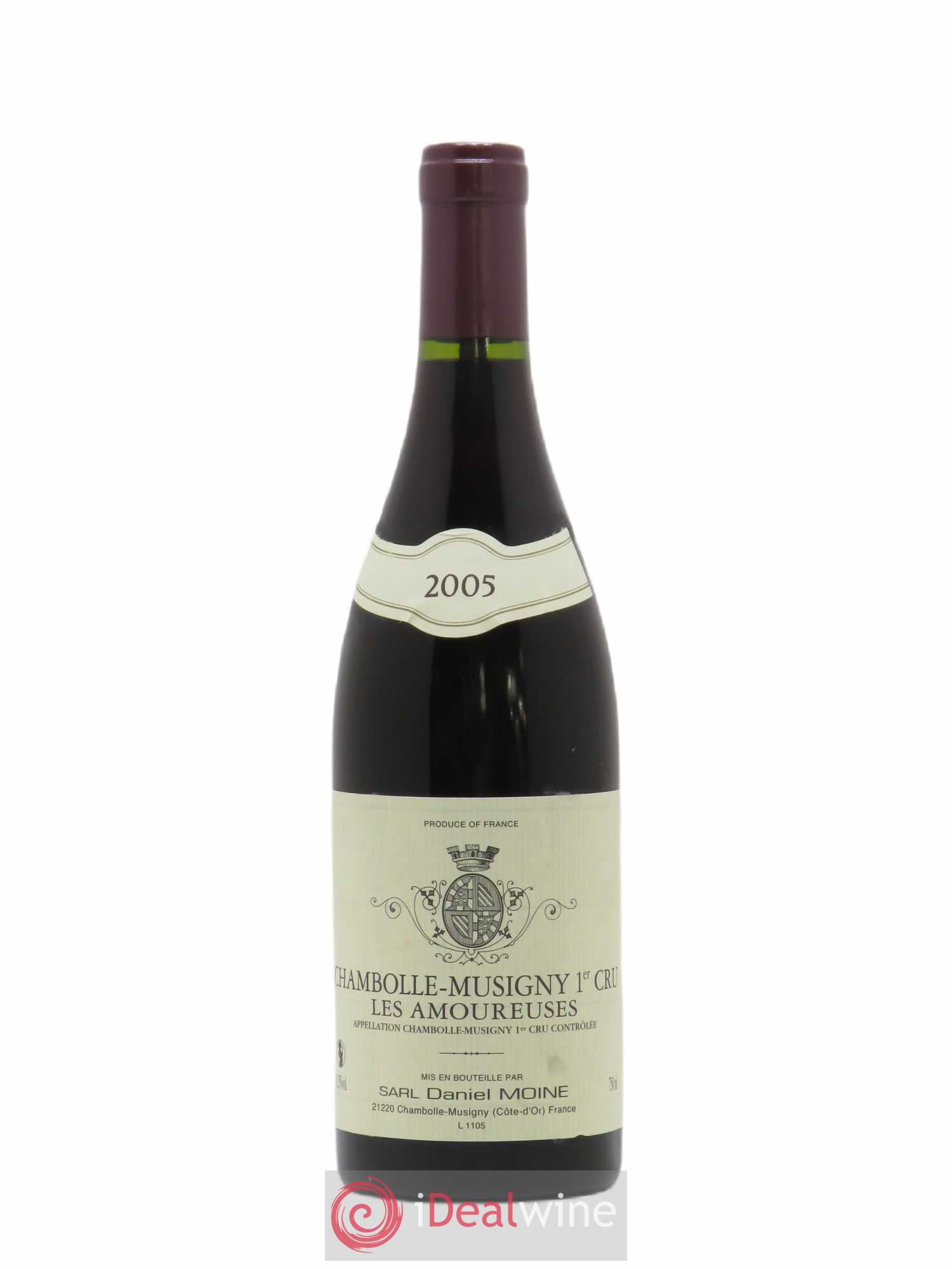 Chambolle-Musigny 1er Cru Les Amoureuses Moine-Hudelot (Domaine) 2005 - Lot de 1 bouteille - 0