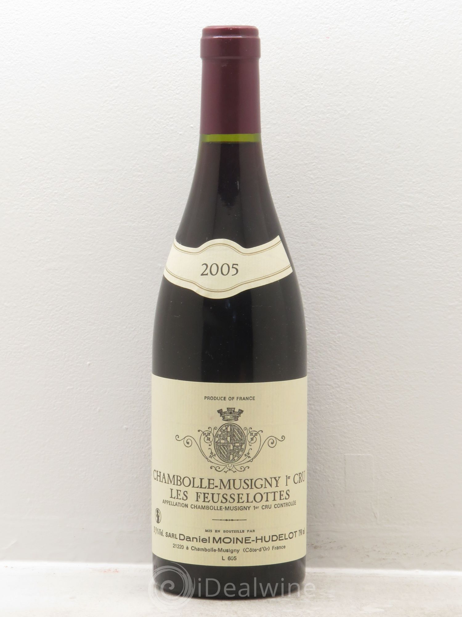Chambolle-Musigny 1er Cru Les Feusselottes Moine-Hudelot (Domaine) 2005 - Lot de 1 bouteille - 0