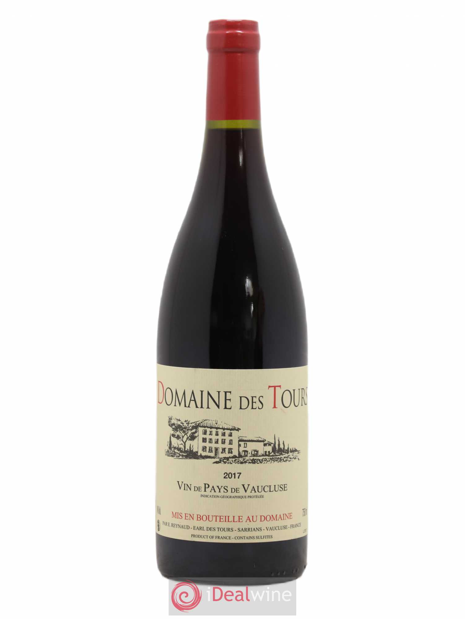 Vaucluse (Vin de Pays de Vaucluse) Domaine des Tours Emmanuel Reynaud 2017 - Lot de 1 bouteille - 0
