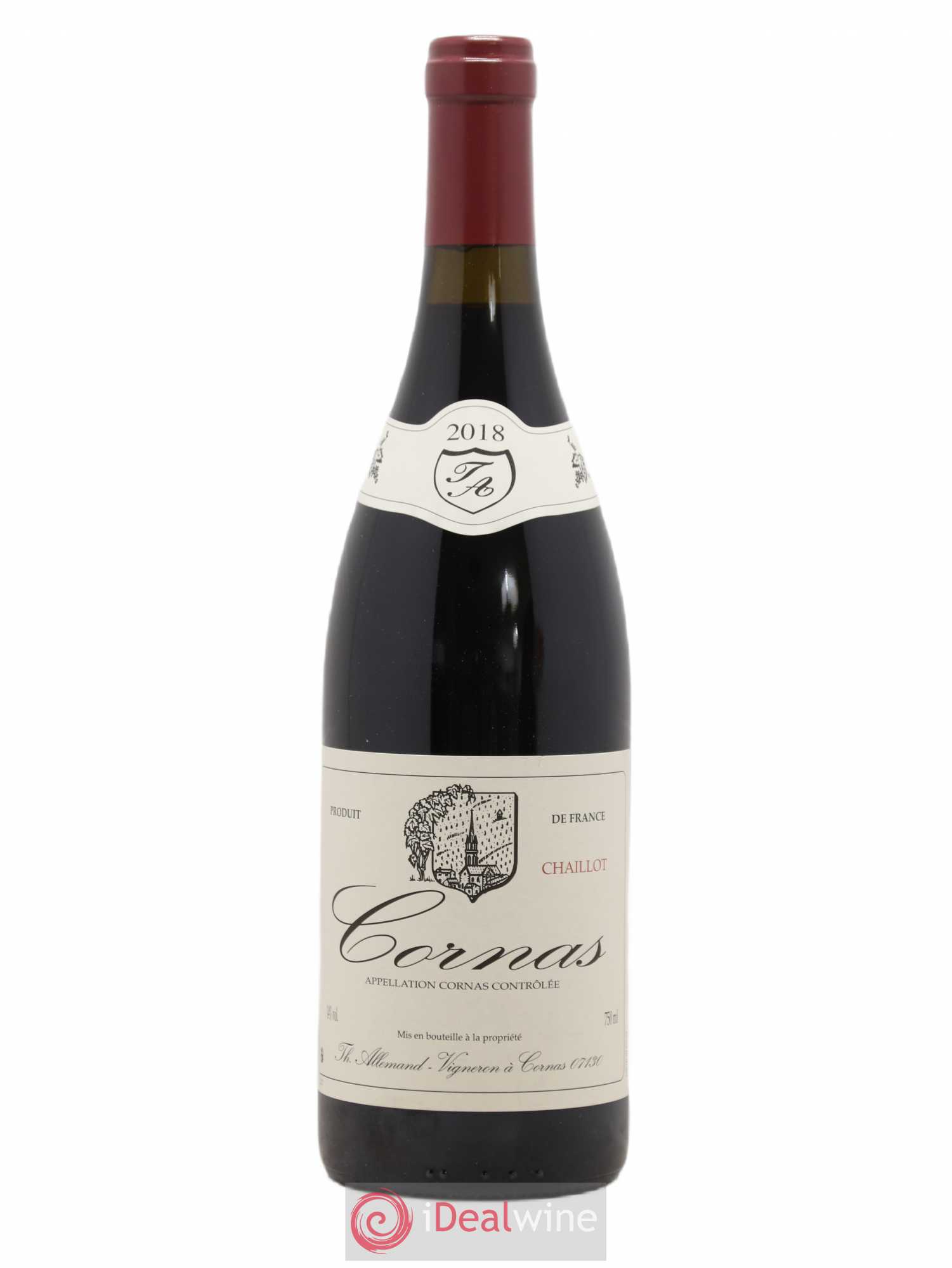 Cornas Chaillot Thierry Allemand 2018 - Lot de 1 bouteille - 0