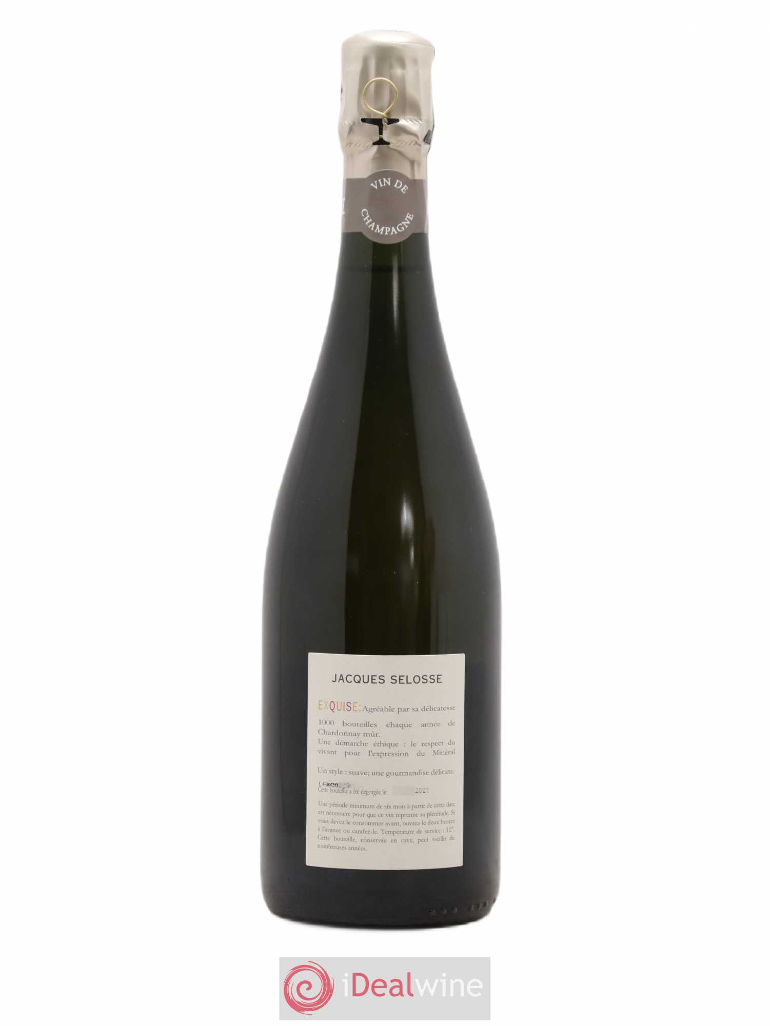 Exquise NV Jacques Selosse - Lot de 1 bouteille - 1