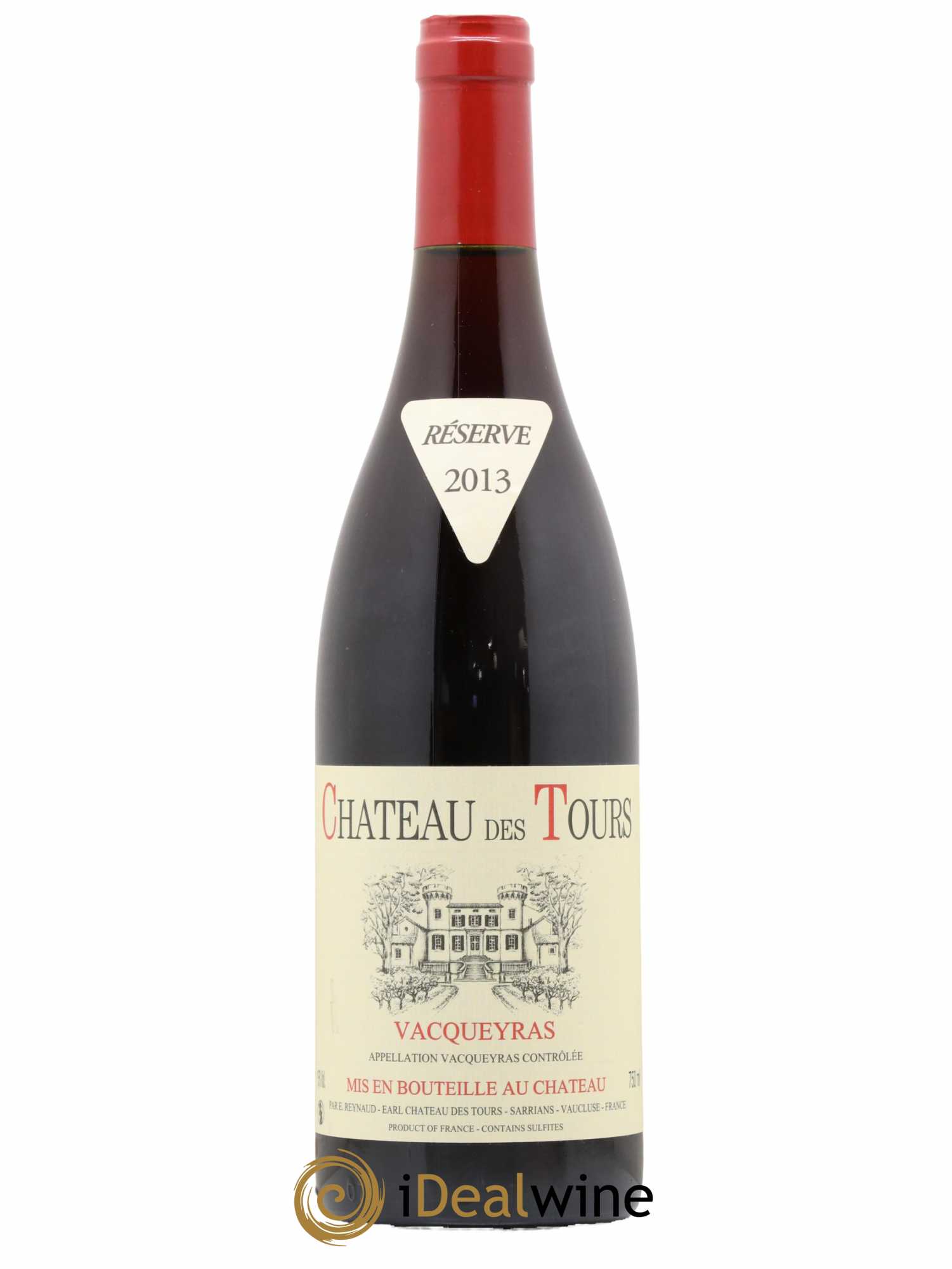 Vacqueyras Château des Tours Emmanuel Reynaud 2013 - Lot de 1 bouteille - 0