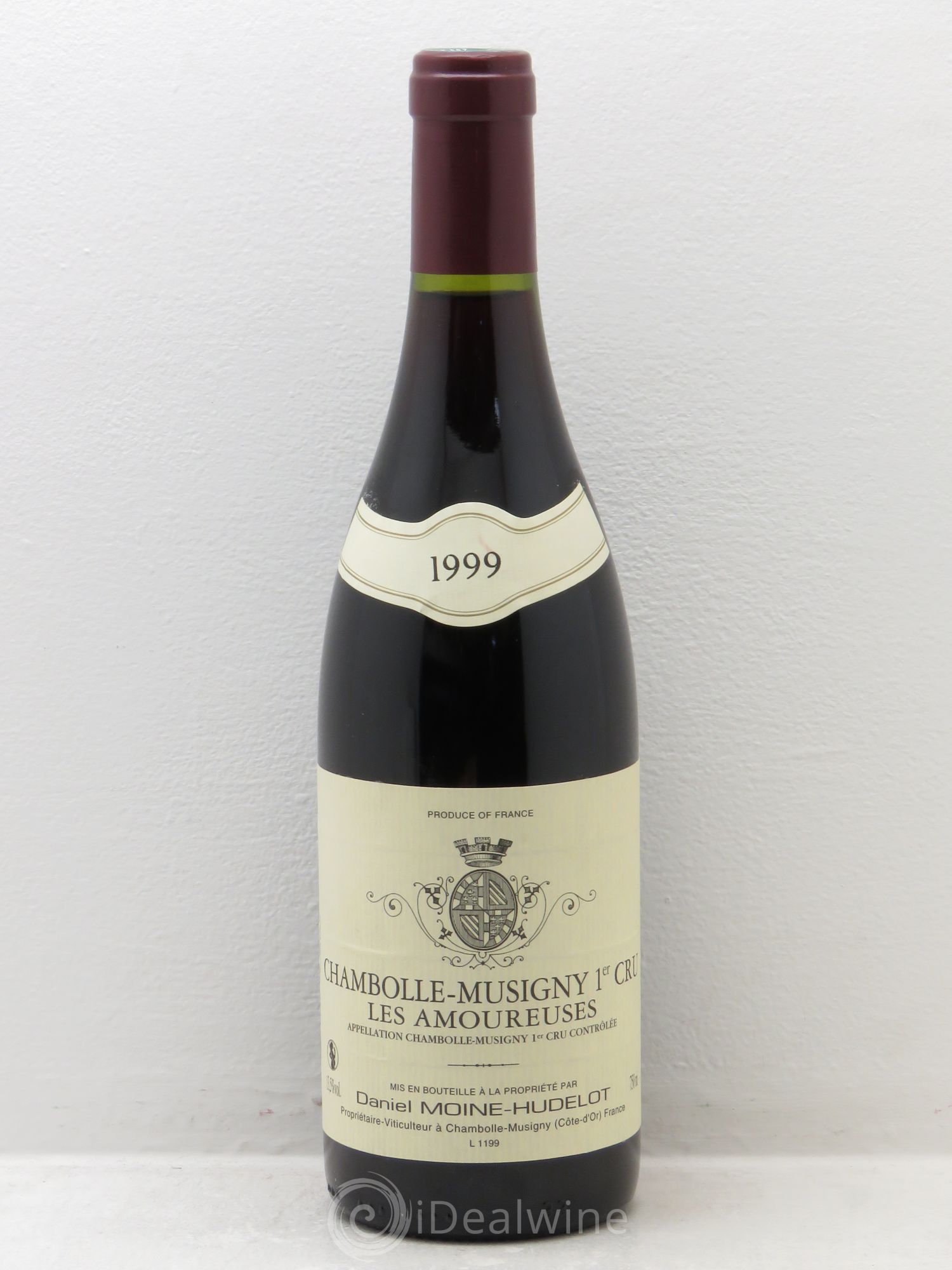 Chambolle-Musigny 1er Cru Les Amoureuses Moine-Hudelot (Domaine) 1999 - Lot de 1 bouteille - 0