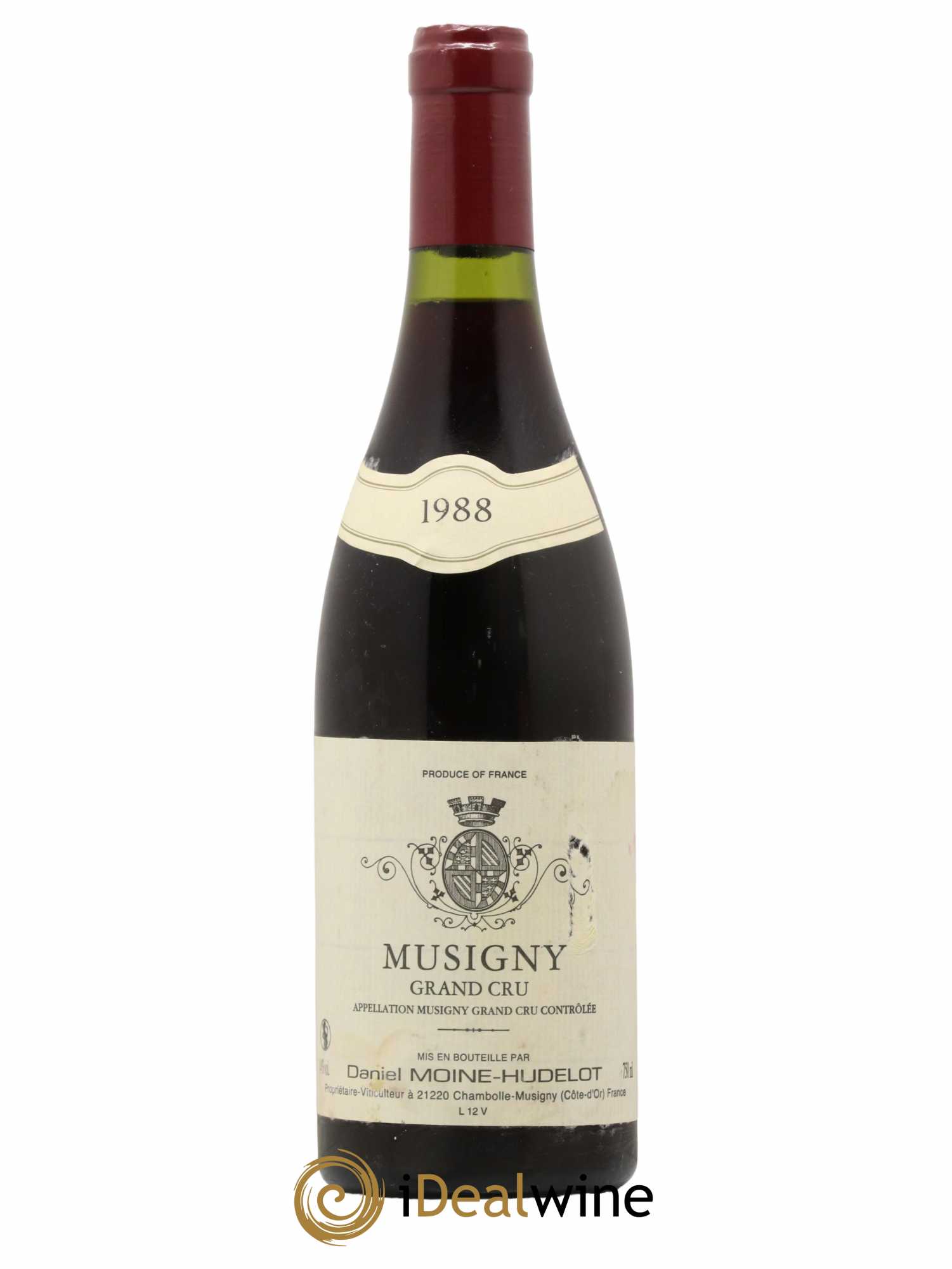 Musigny Grand Cru Moine-Hudelot (Domaine) 1988 - Lot de 1 bouteille - 0