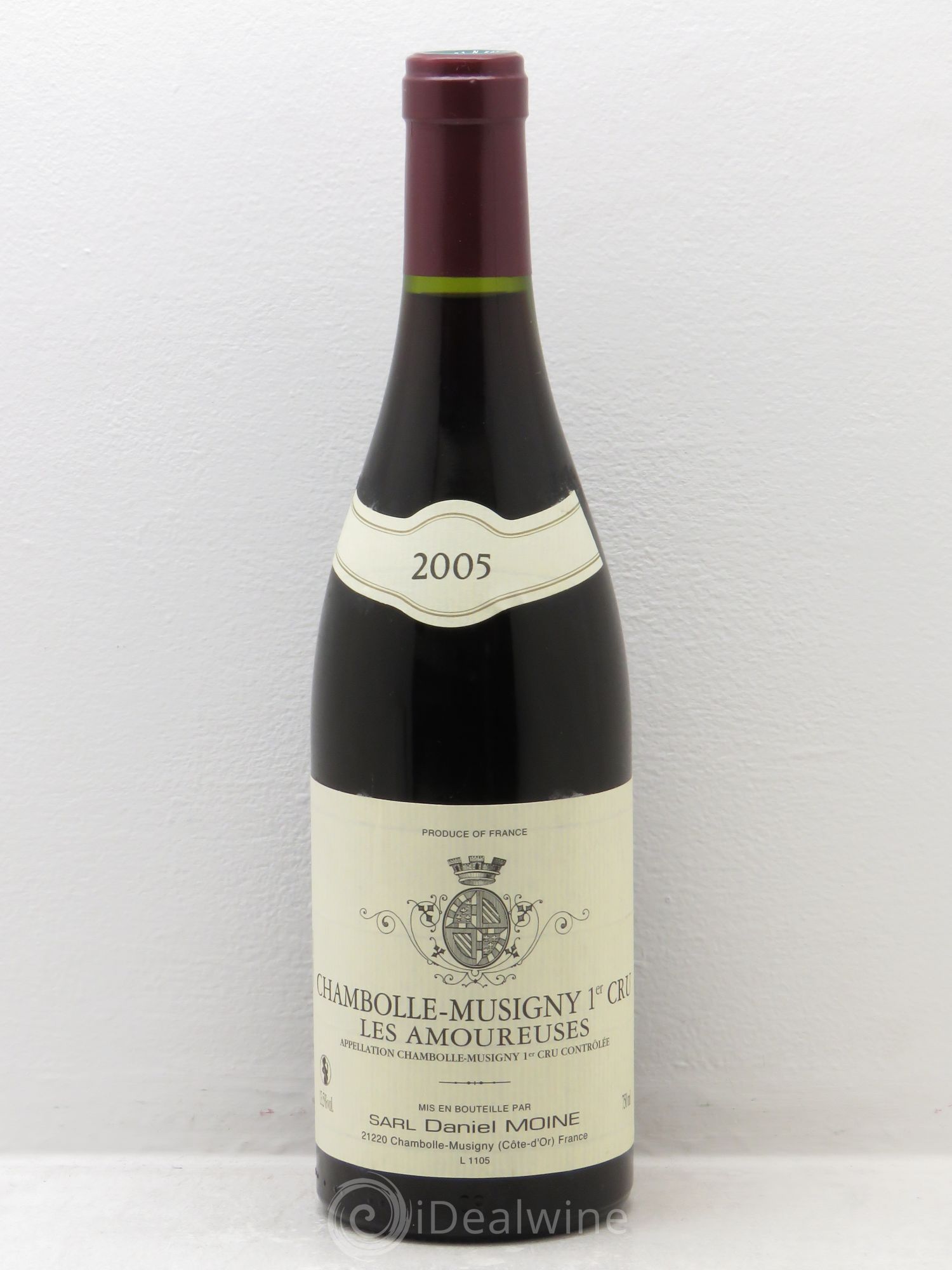 Chambolle-Musigny 1er Cru Les Amoureuses Moine-Hudelot (Domaine) 2005 - Lot de 1 bouteille - 0