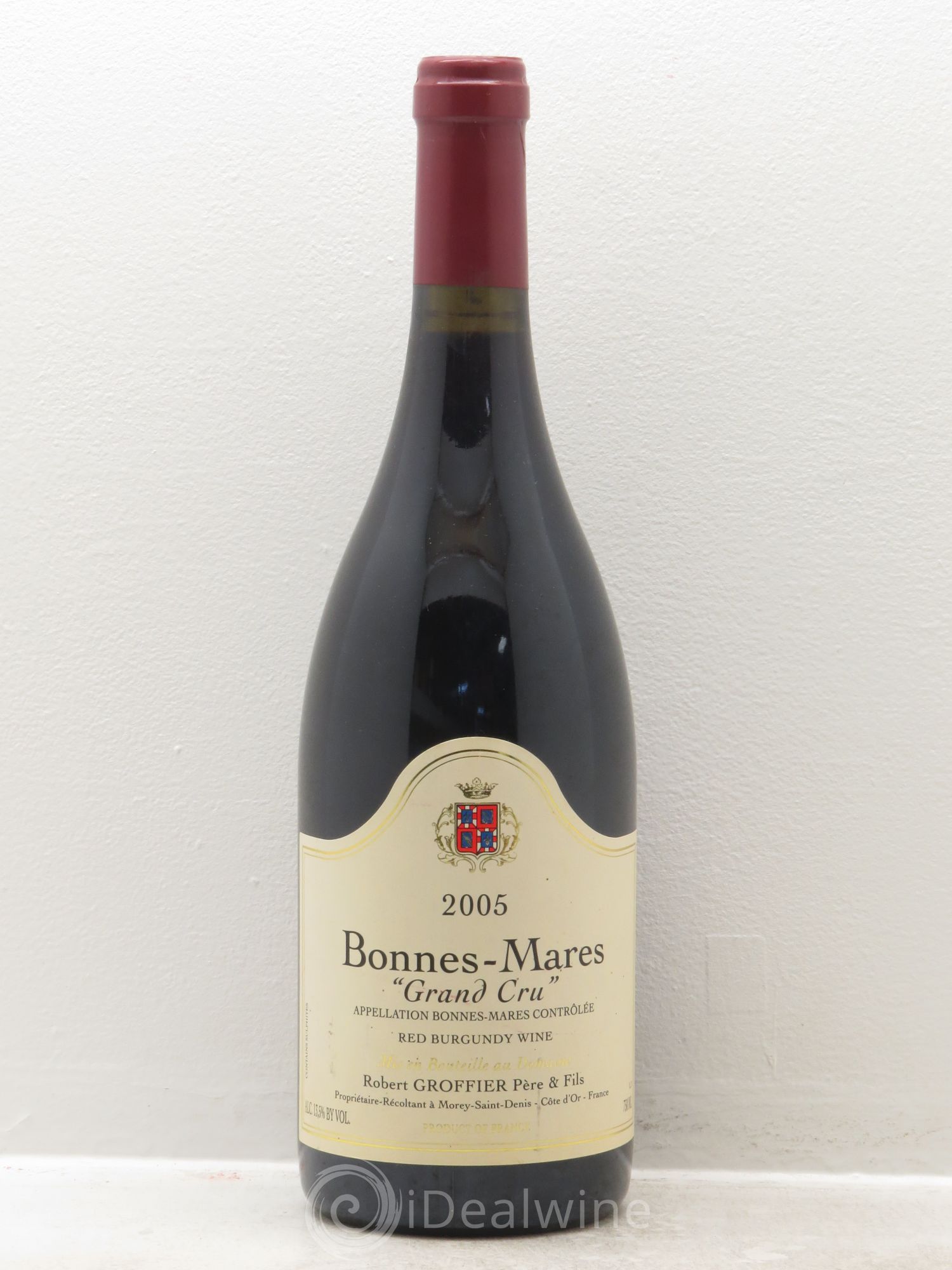 Bonnes-Mares Grand Cru Robert Groffier Père & Fils (Domaine) 2005 - Lot de 1 bouteille - 0