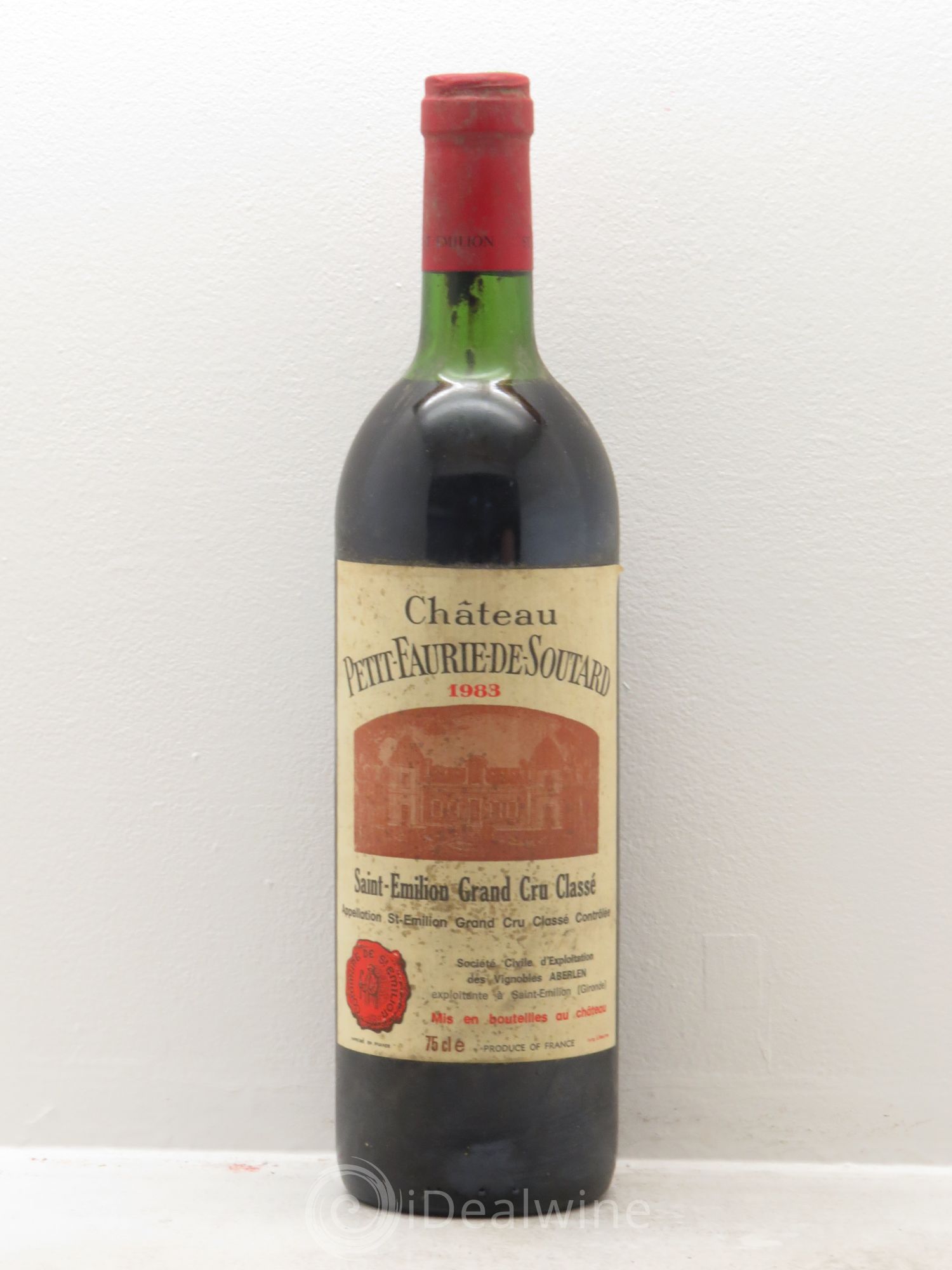 Château Petit Faurie de Soutard Grand Cru Classé 1983 - Lot de 1 bouteille - 0