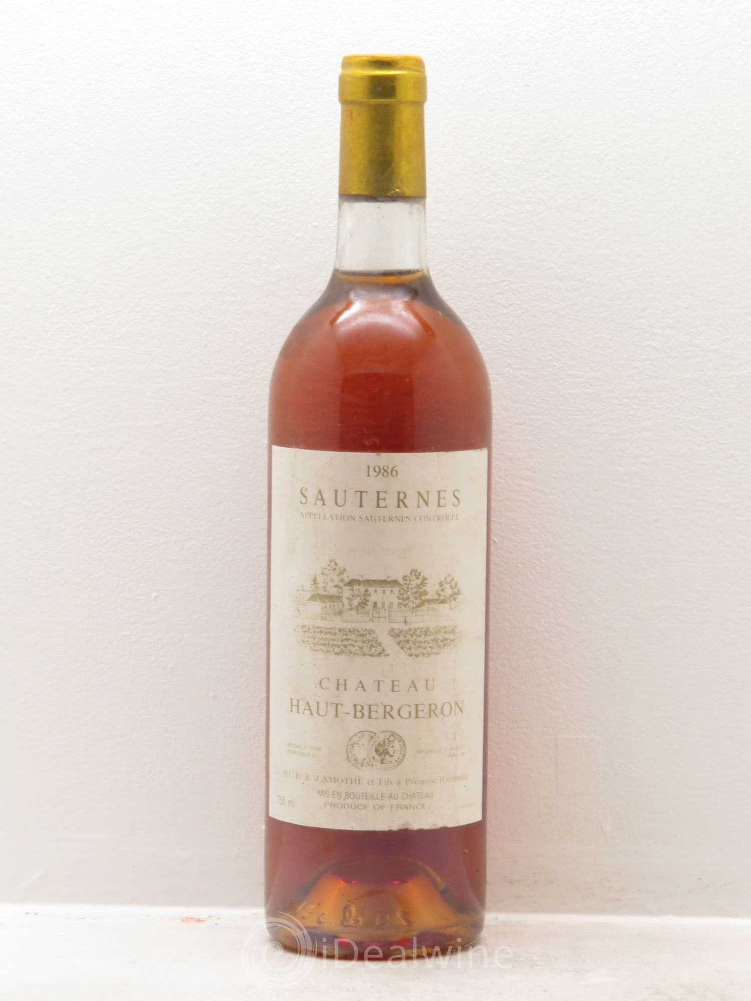 Château Haut-Bergeron 1986 - Lotto di 1 bottiglia - 0