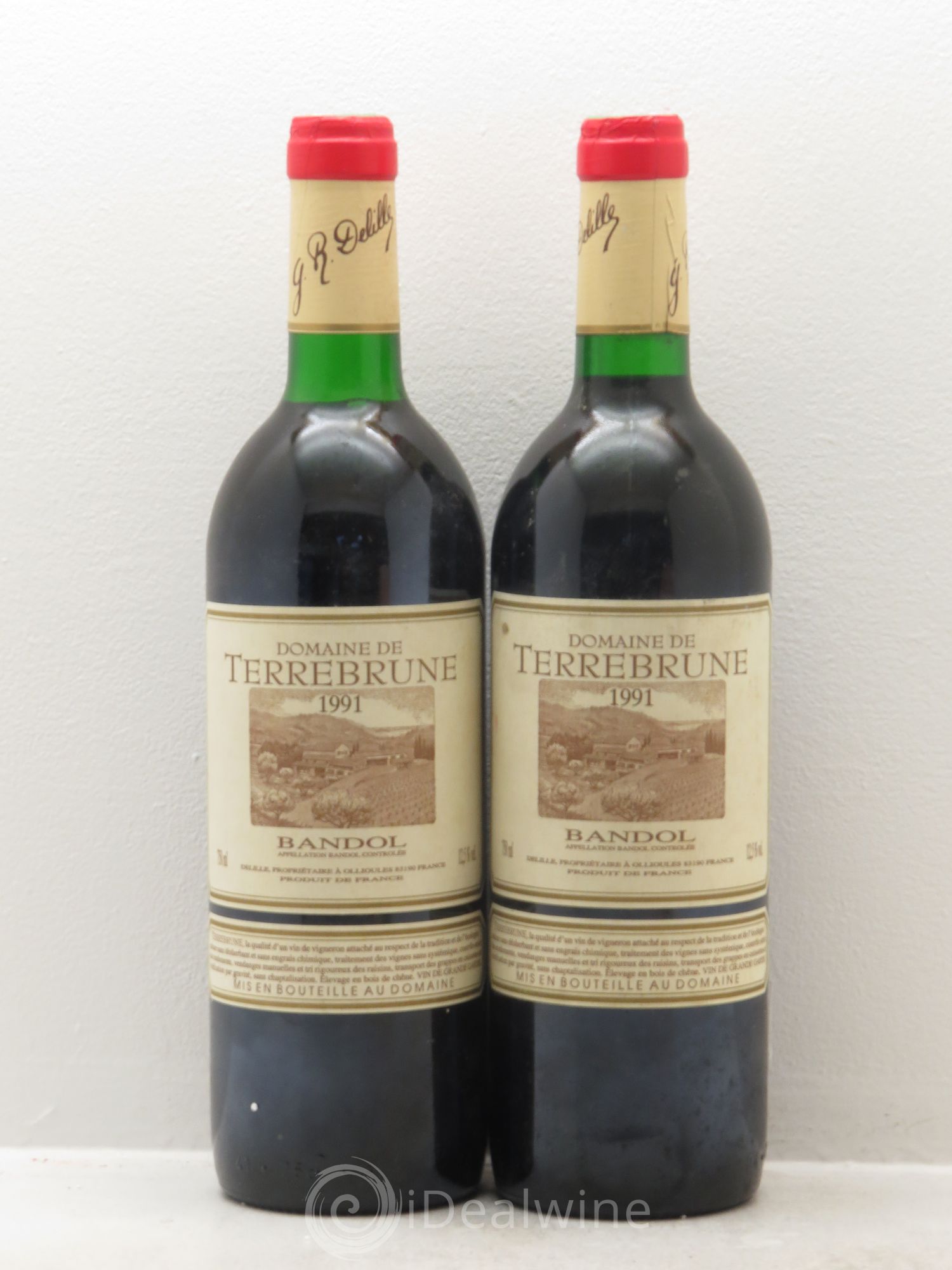 Bandol Domaine de TerreBrune 1991 - Posten von 2 Flaschen - 0