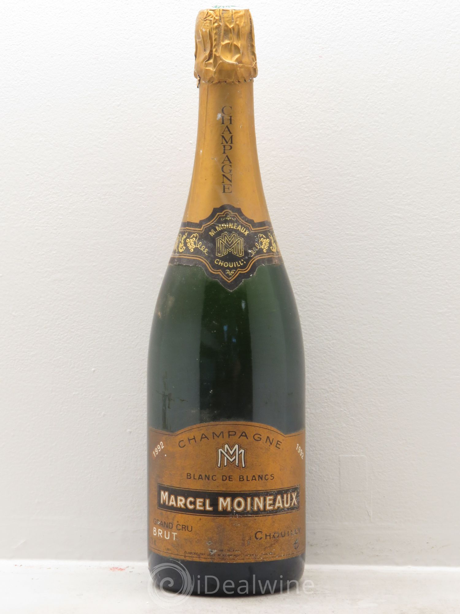 Champagne Marcel Moineaux .Blanc de Blanc .Grand Cru 1992 - Posten von 1 Flasche - 0