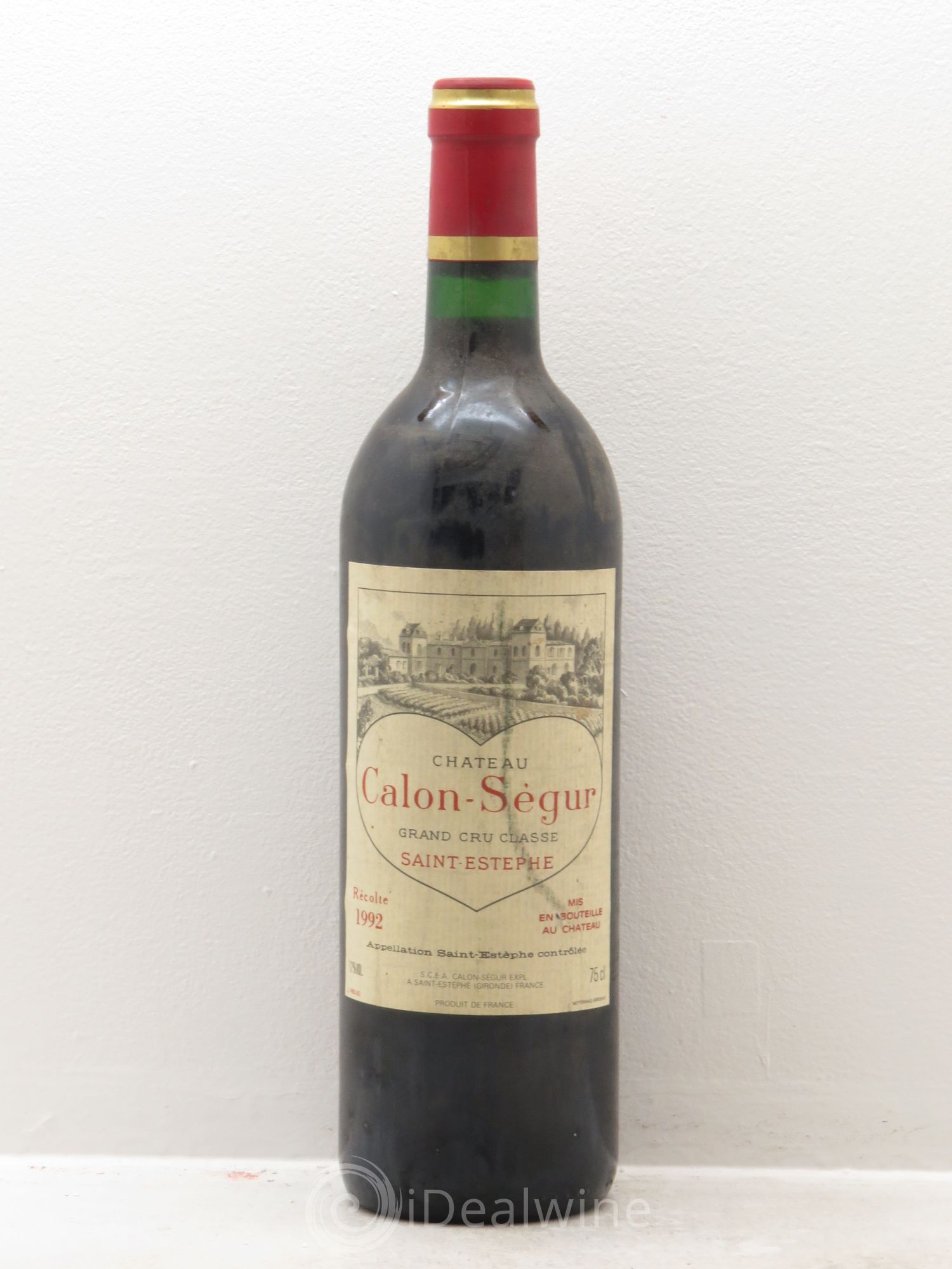 Château Calon Ségur 3ème Grand Cru Classé 1992 - Lot de 1 bouteille - 0