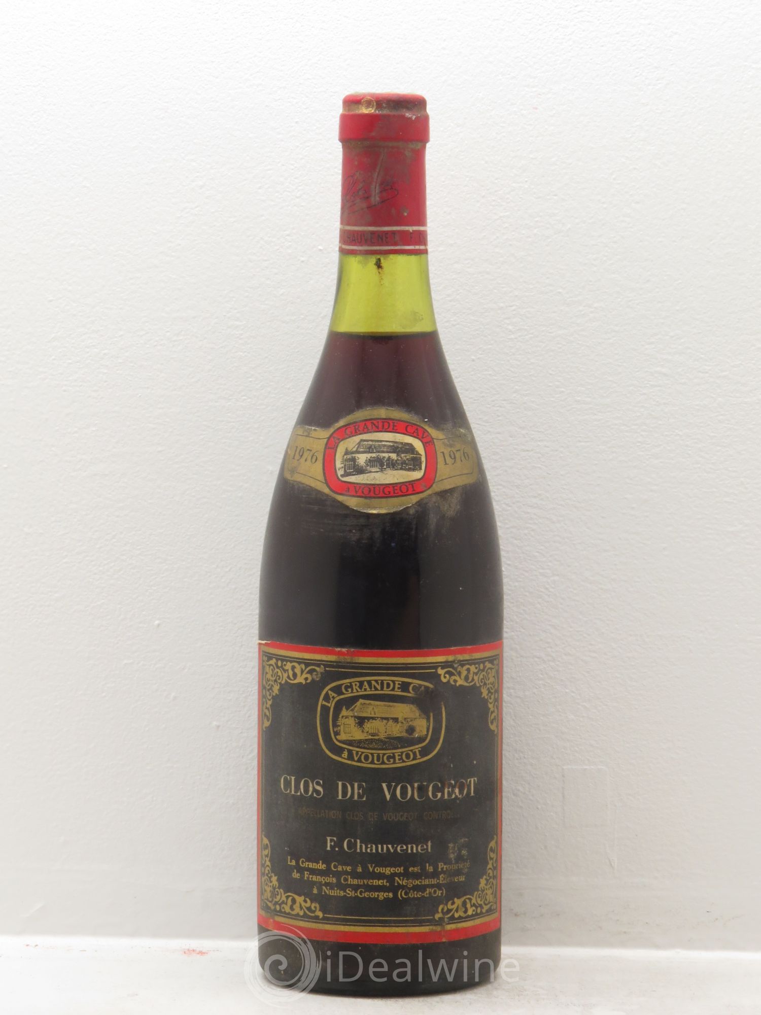 Clos de Vougeot Grand Cru F. Chauvenet 1976 - Lot de 1 bouteille - 0