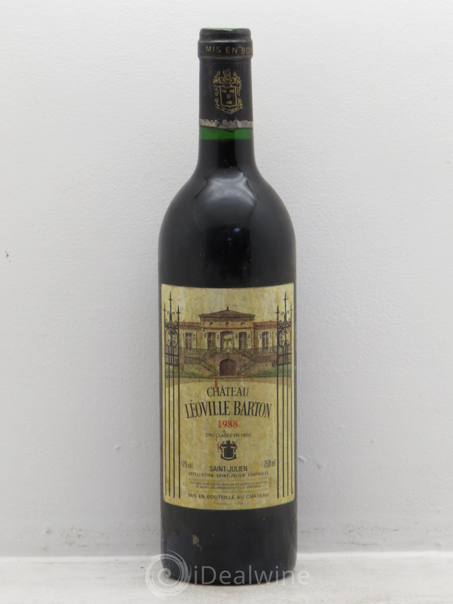 Château Léoville Barton 2ème Grand Cru Classé 1988 - Lot de 1 bouteille - 0