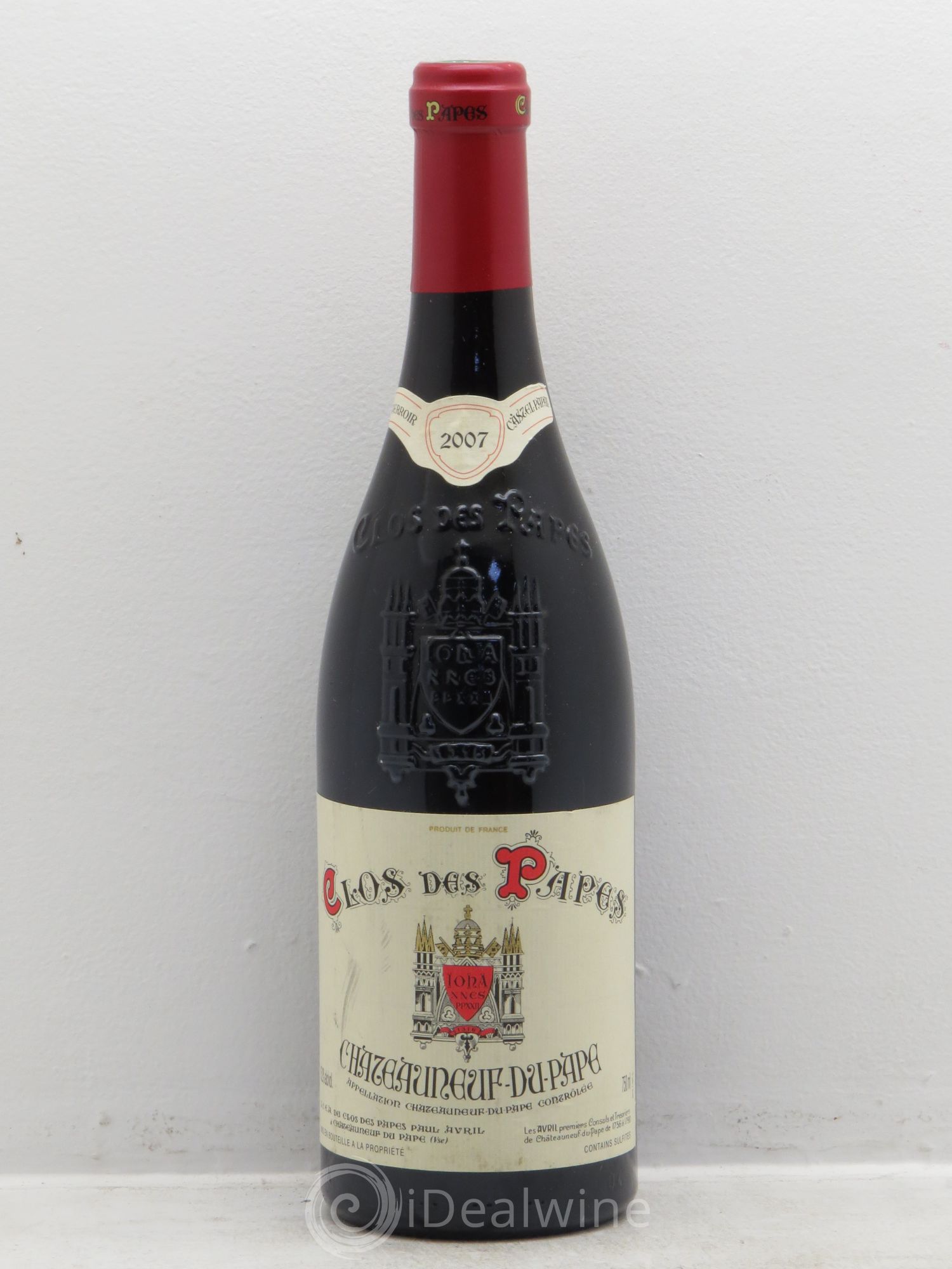 Châteauneuf-du-Pape Clos des Papes - Paul Avril 2007 - Lot de 1 bouteille - 0