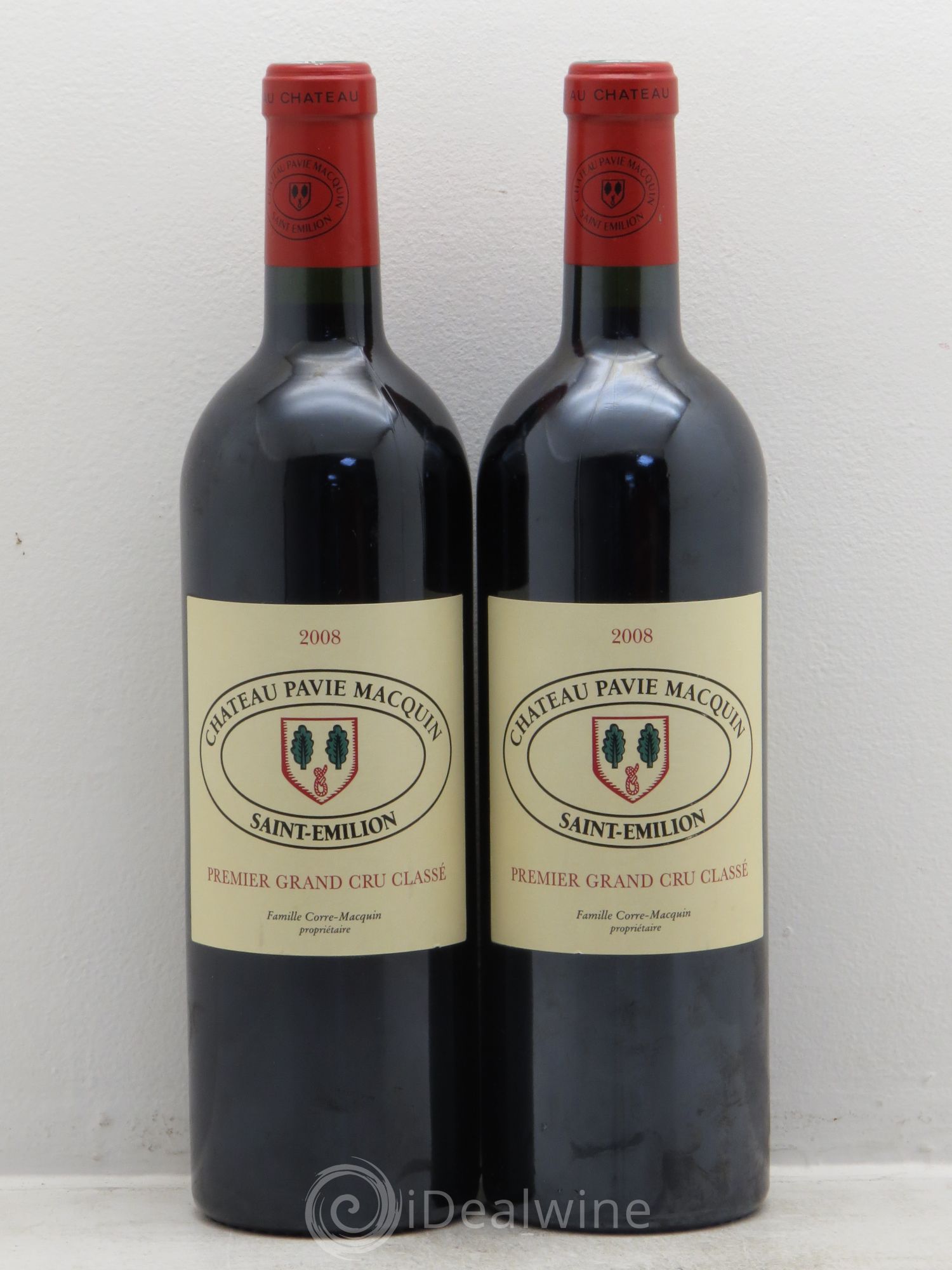 Château Pavie Macquin 1er Grand Cru Classé B 2008 - Lot de 2 bouteilles - 0