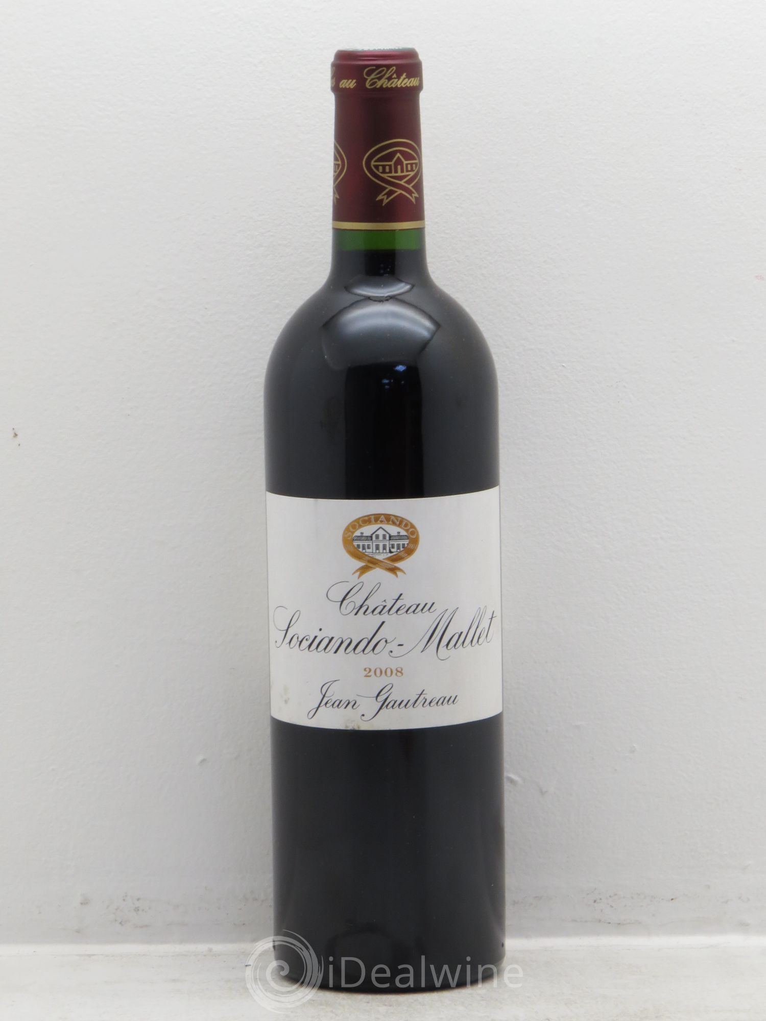 Château Sociando Mallet 2008 - Lot de 1 bouteille - 0