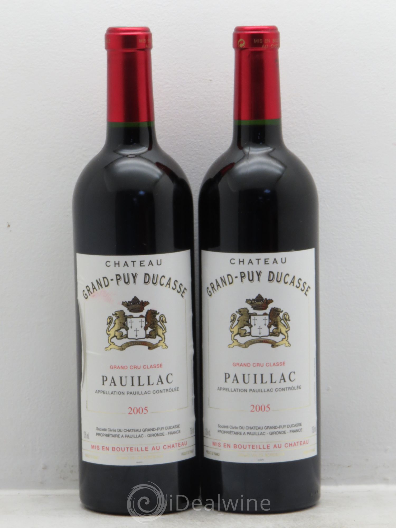 Château Grand Puy Ducasse 5ème Grand Cru Classé 2005 - Lot de 2 bouteilles - 0