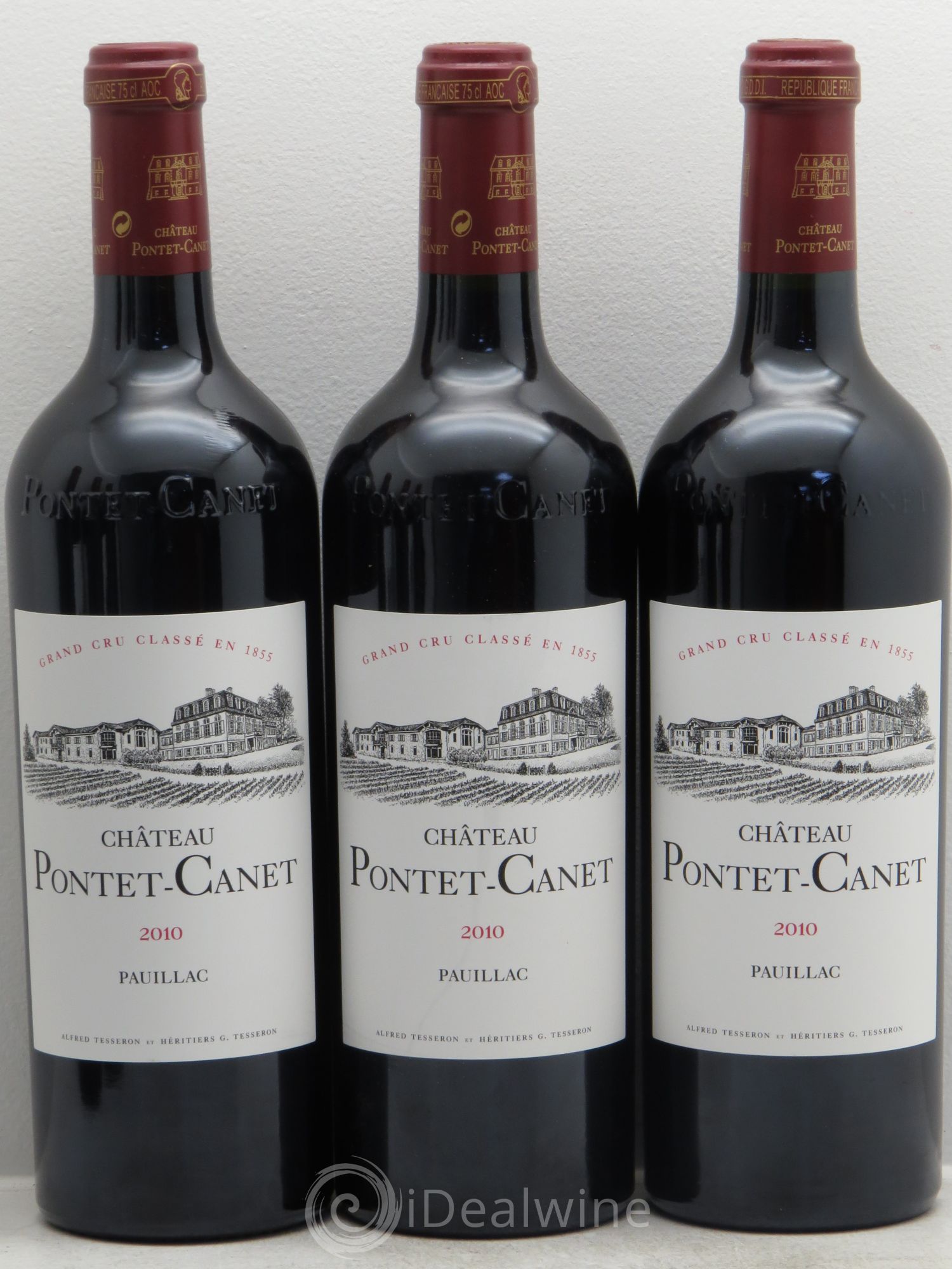Château Pontet Canet 5ème Grand Cru Classé 2010 - Lot de 6 bouteilles - 1