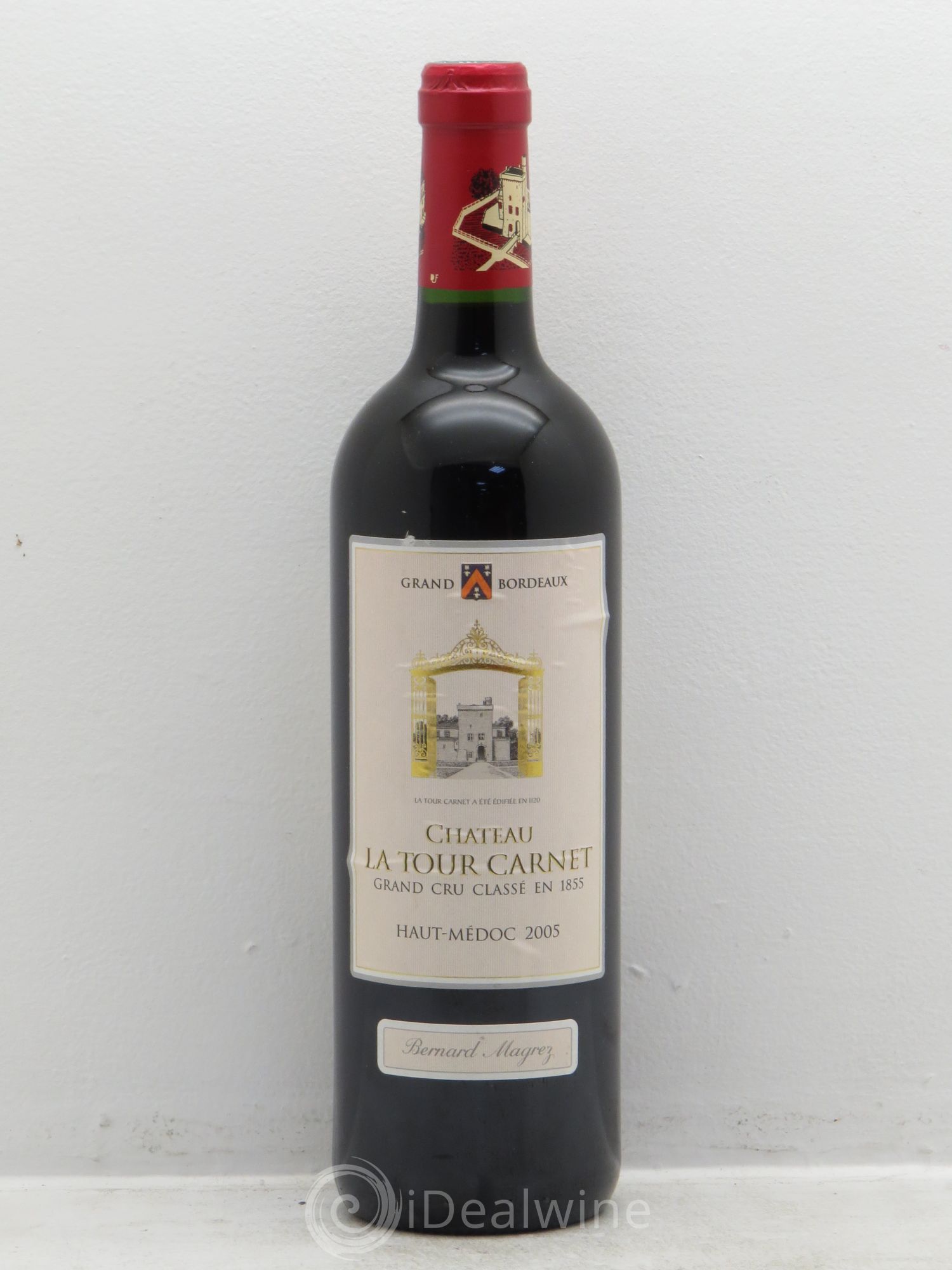 Château la Tour Carnet 4ème Grand Cru Classé 2005 - Lot de 1 bouteille - 0